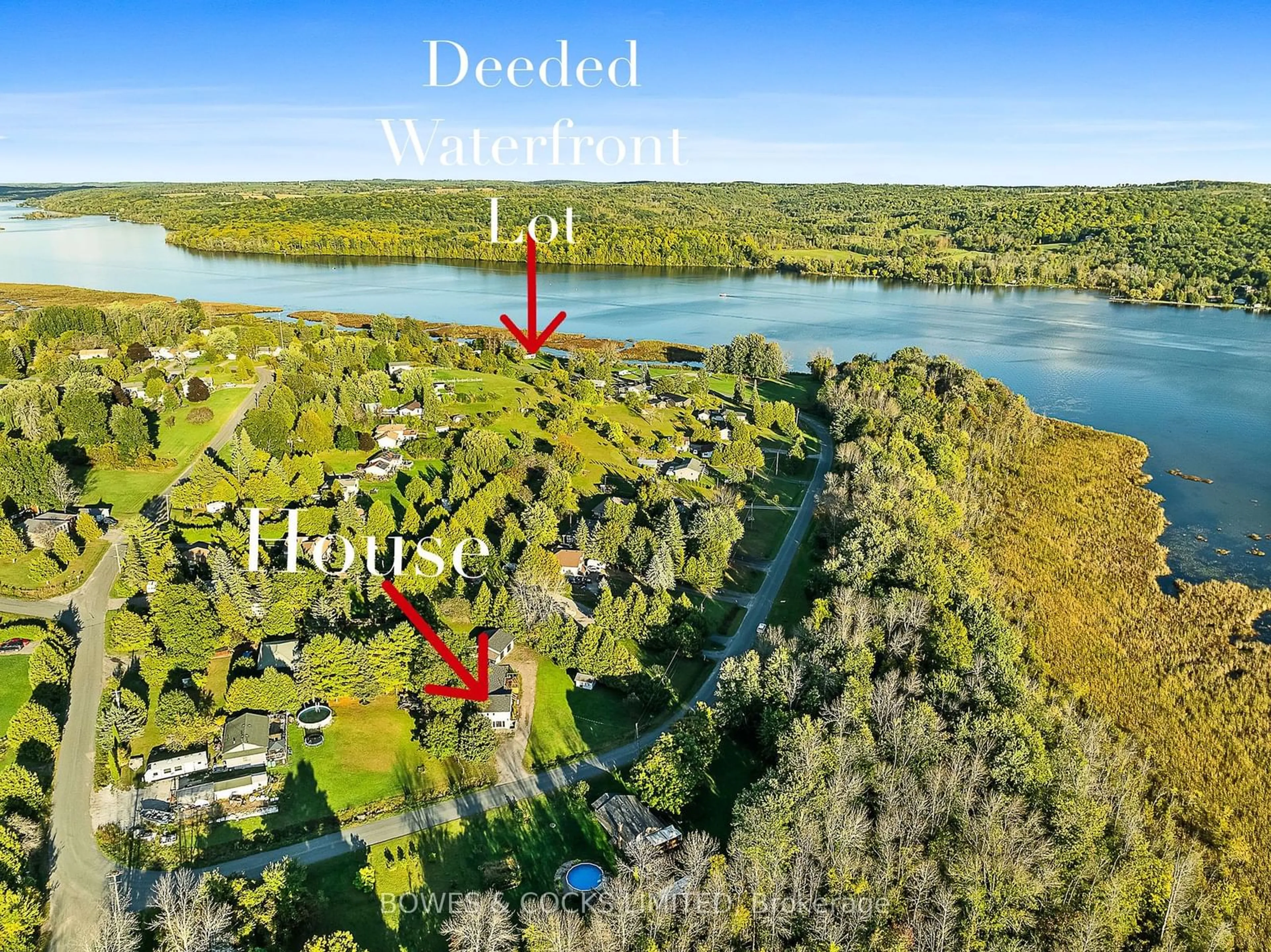 A pic from outside/outdoor area/front of a property/back of a property/a pic from drone, water/lake/river/ocean view for 162 Indian Rd, Asphodel-Norwood Ontario K0L 1Y0