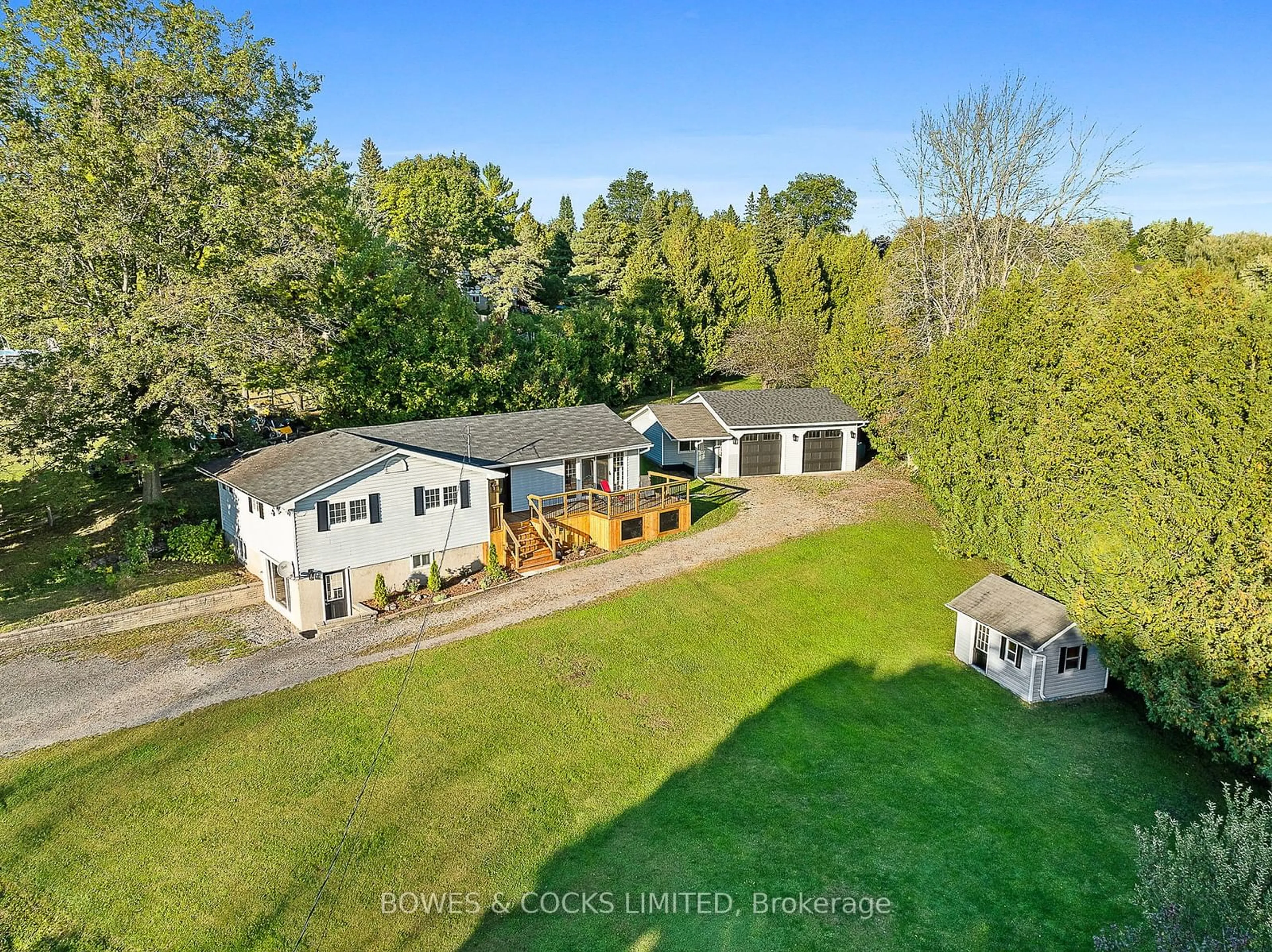 A pic from outside/outdoor area/front of a property/back of a property/a pic from drone, water/lake/river/ocean view for 162 Indian Rd, Asphodel-Norwood Ontario K0L 1Y0