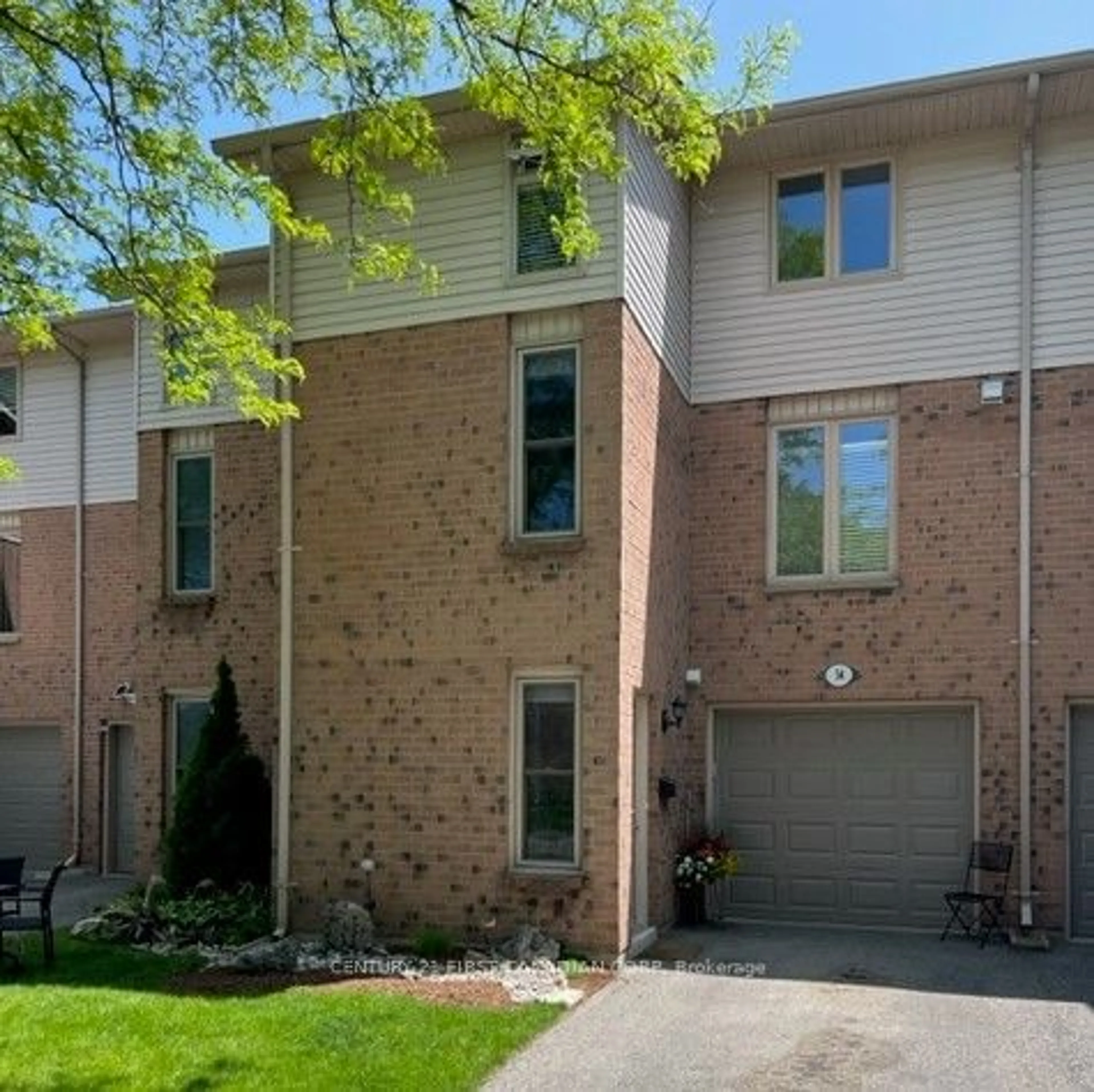 Home with brick exterior material, street for 1855 Aldersbrook Rd #34, London Ontario N6G 4R5