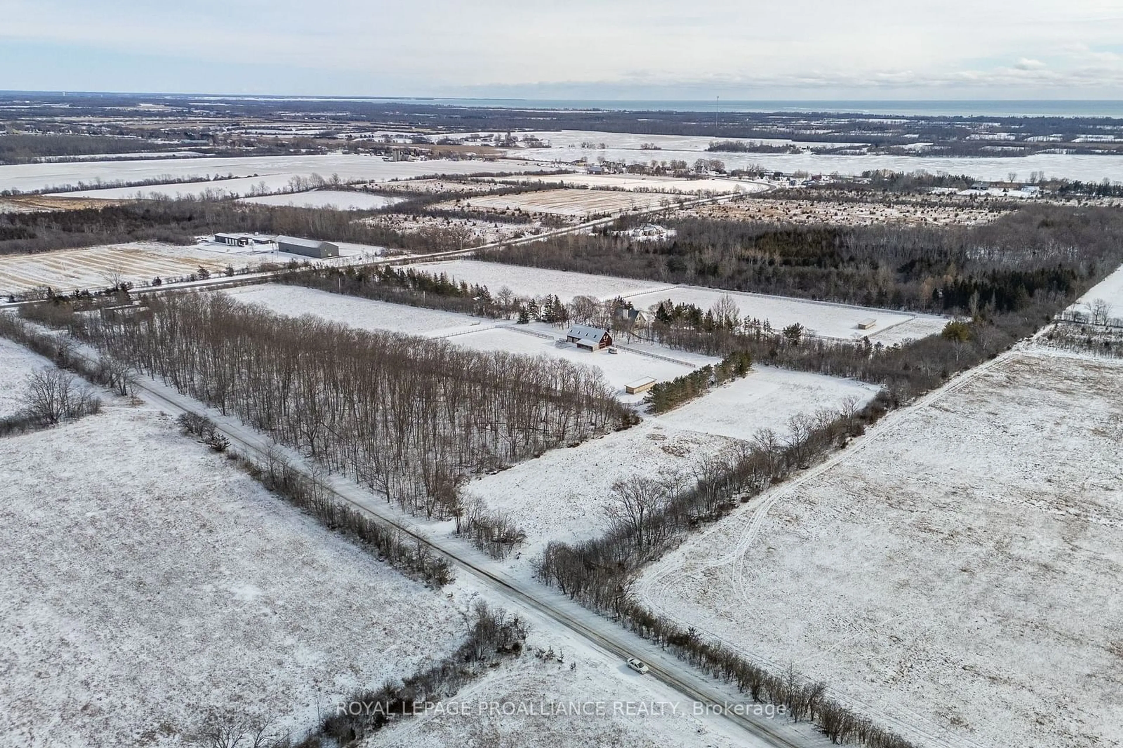 A pic from outside/outdoor area/front of a property/back of a property/a pic from drone, unknown for 69 Partridge Hollow Rd, Prince Edward County Ontario K0K 1T0