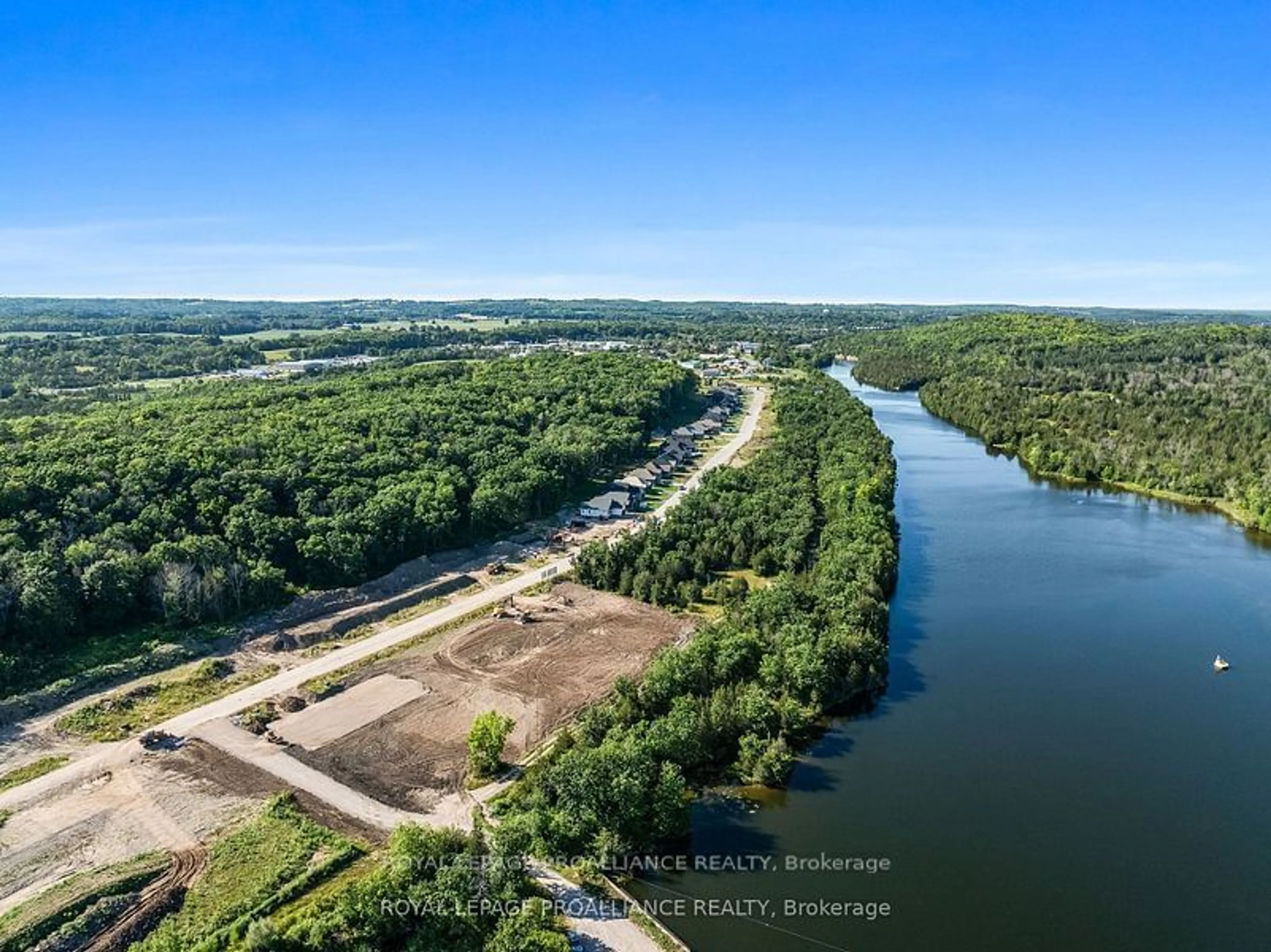 A pic from outside/outdoor area/front of a property/back of a property/a pic from drone, water/lake/river/ocean view for 72 Riverside Tr, Trent Hills Ontario K0L 1L0