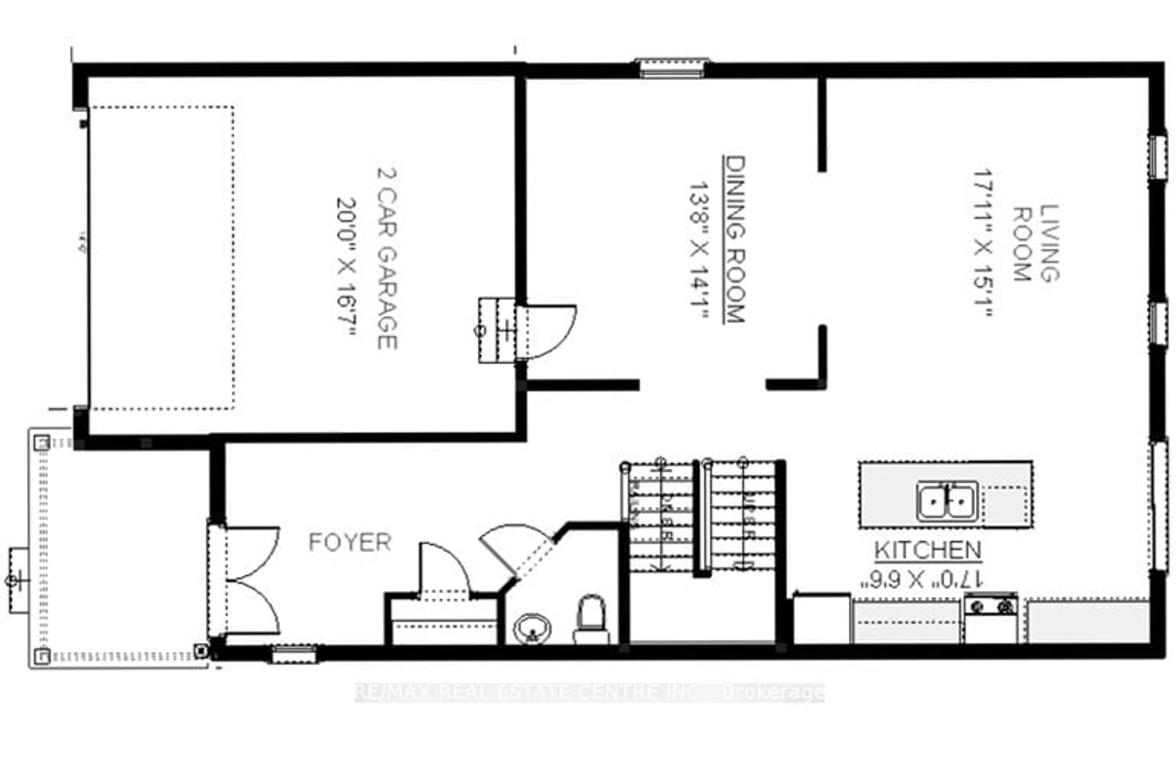 Floor plan for 196 Benninger Dr, Kitchener Ontario N2E 0C9