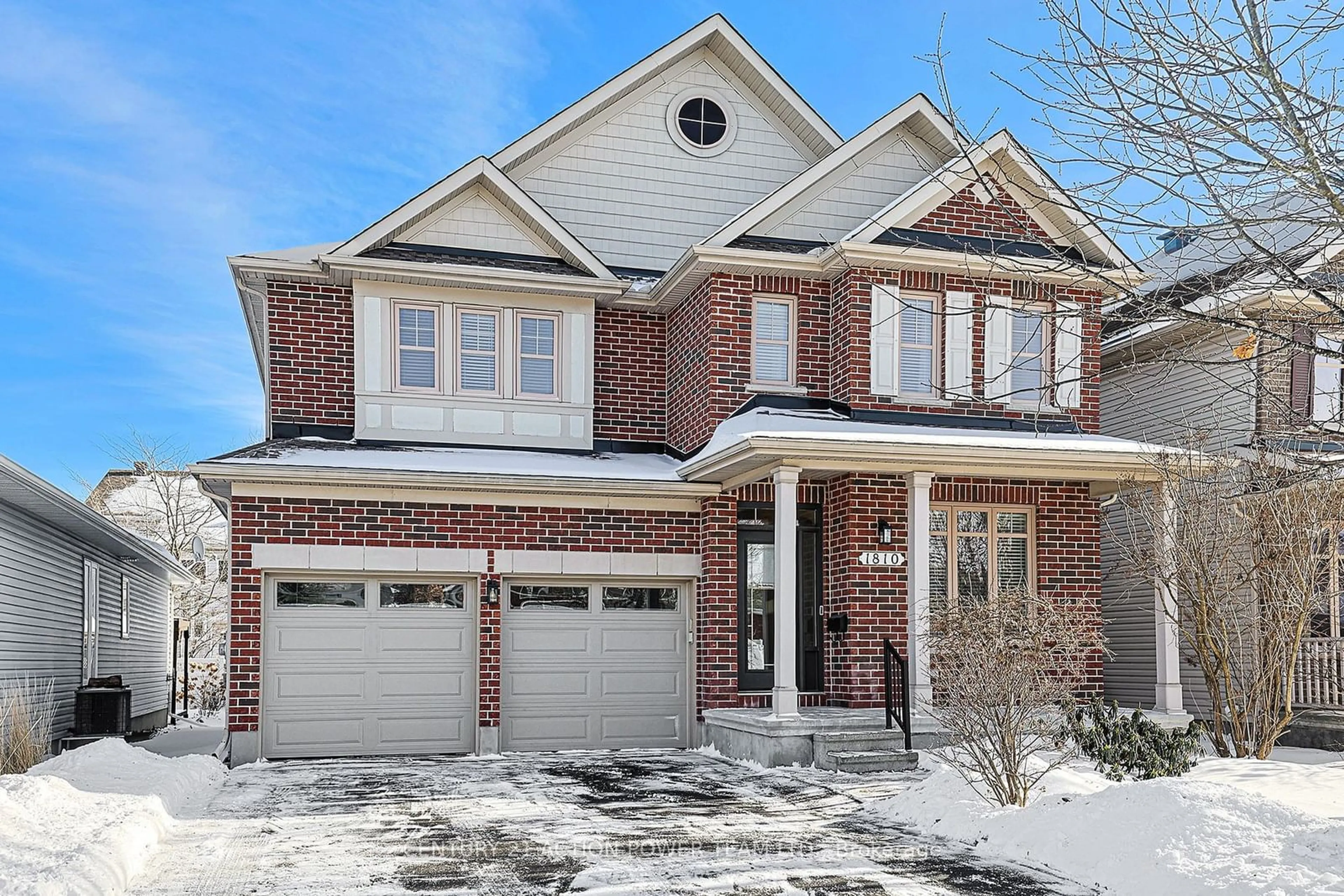 Home with brick exterior material, street for 1810 Springridge Dr, Orleans - Cumberland and Area Ontario K4A 4P6