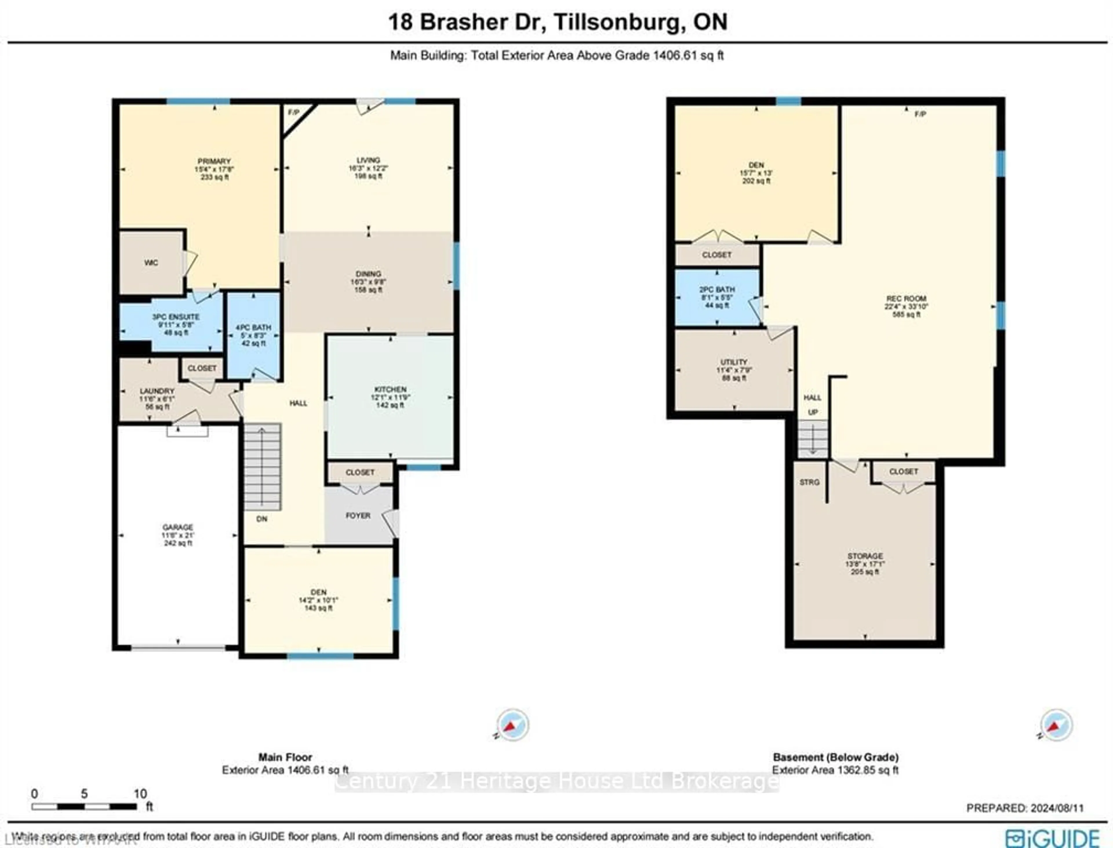 Floor plan for 18 Brasher Dr, Tillsonburg Ontario N4G 5T2