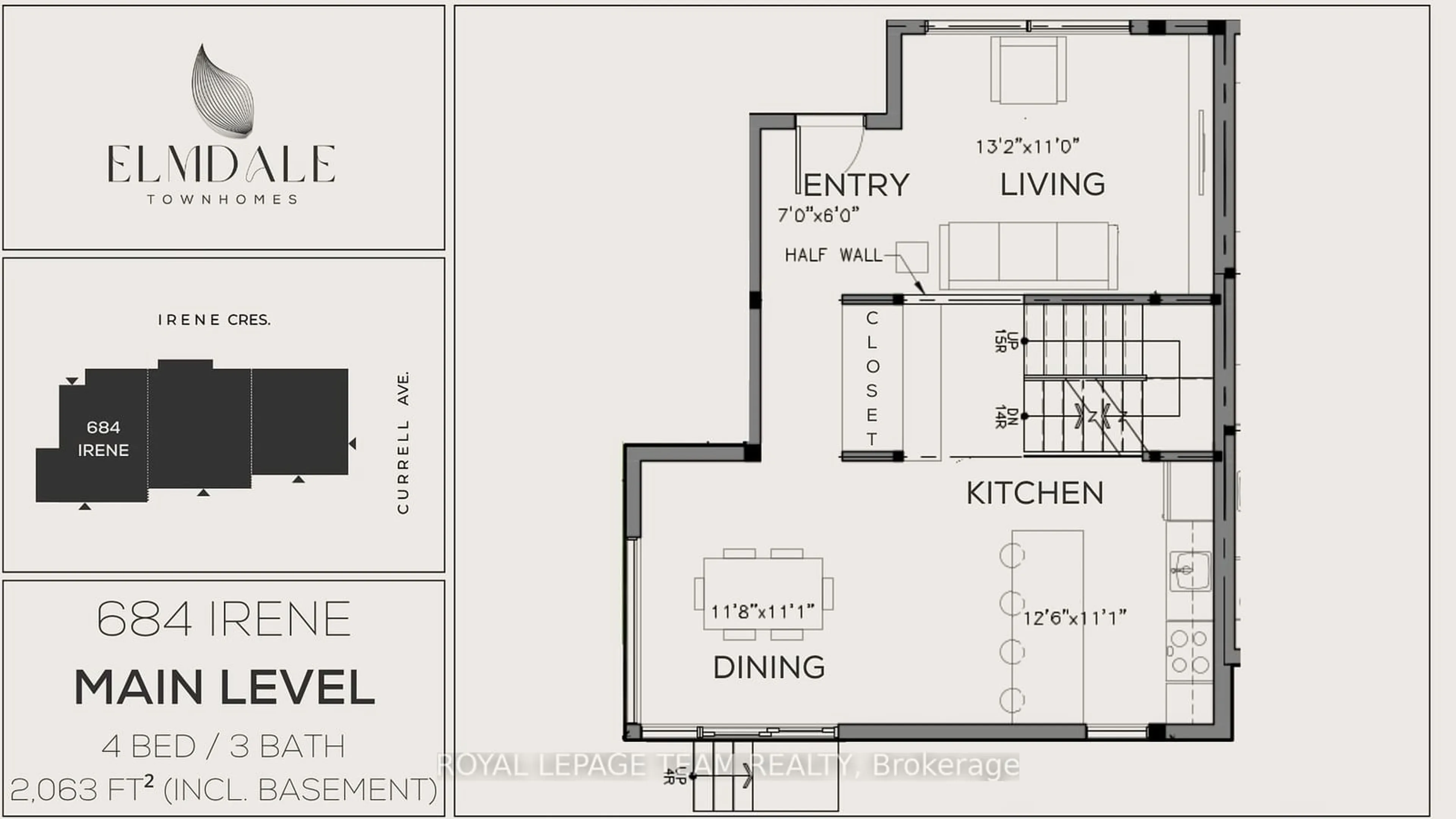 Floor plan for 684 Irene Cres, Westboro - Hampton Park Ontario K1Z 7J7