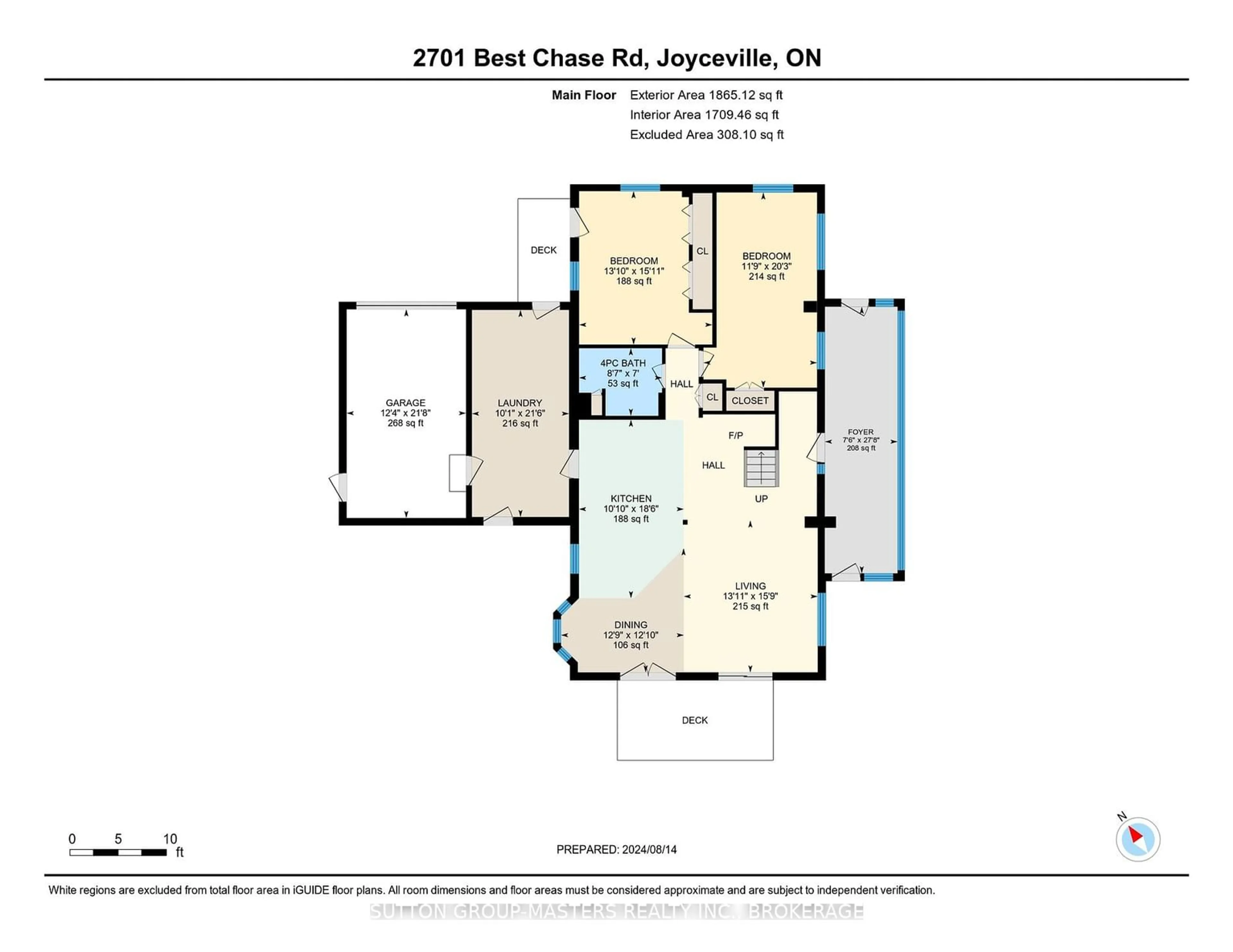 Floor plan for 2701 Best Chase Rd, Kingston Ontario K0H 1Y0