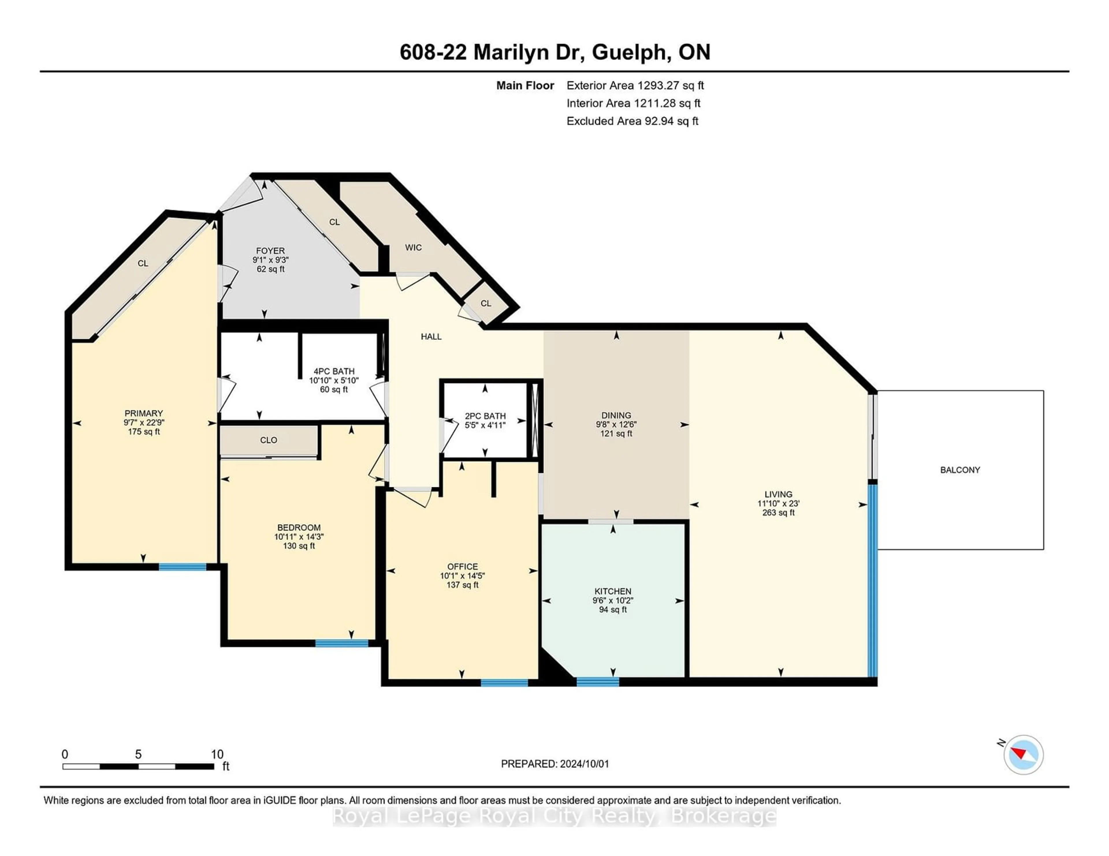 Floor plan for 22 MARILYN Dr #608, Guelph Ontario N1H 7T1