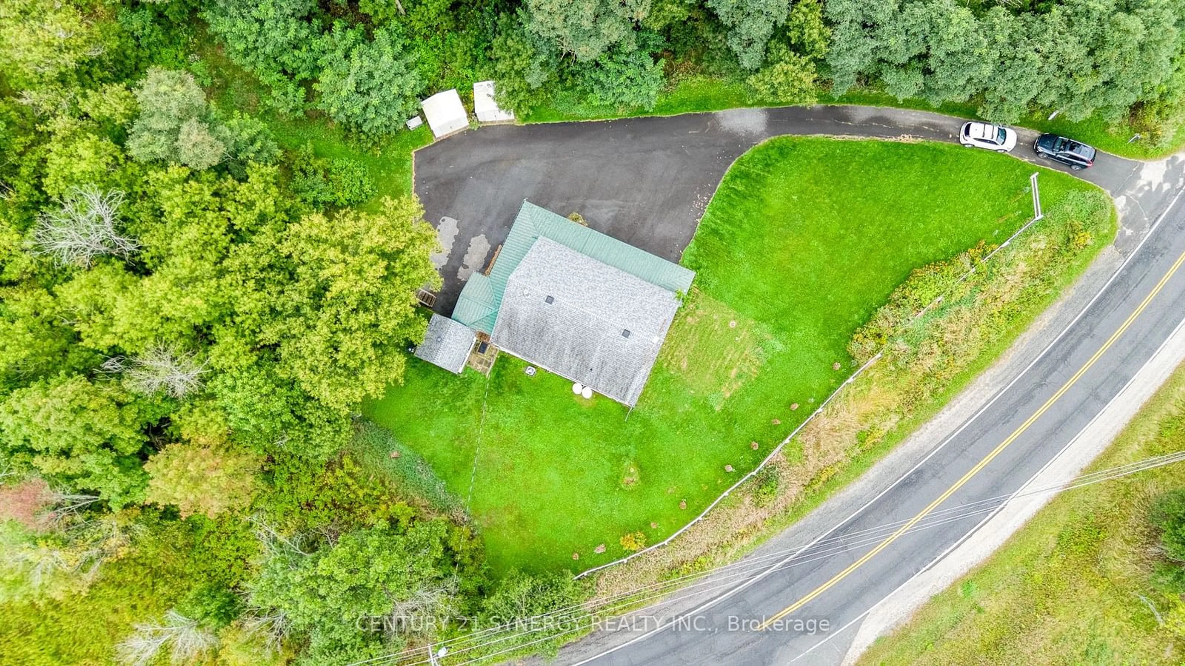 A pic from outside/outdoor area/front of a property/back of a property/a pic from drone, street for 4237 WATSON'S CORNERS Rd, Lanark Highlands Ontario K0G 1M0