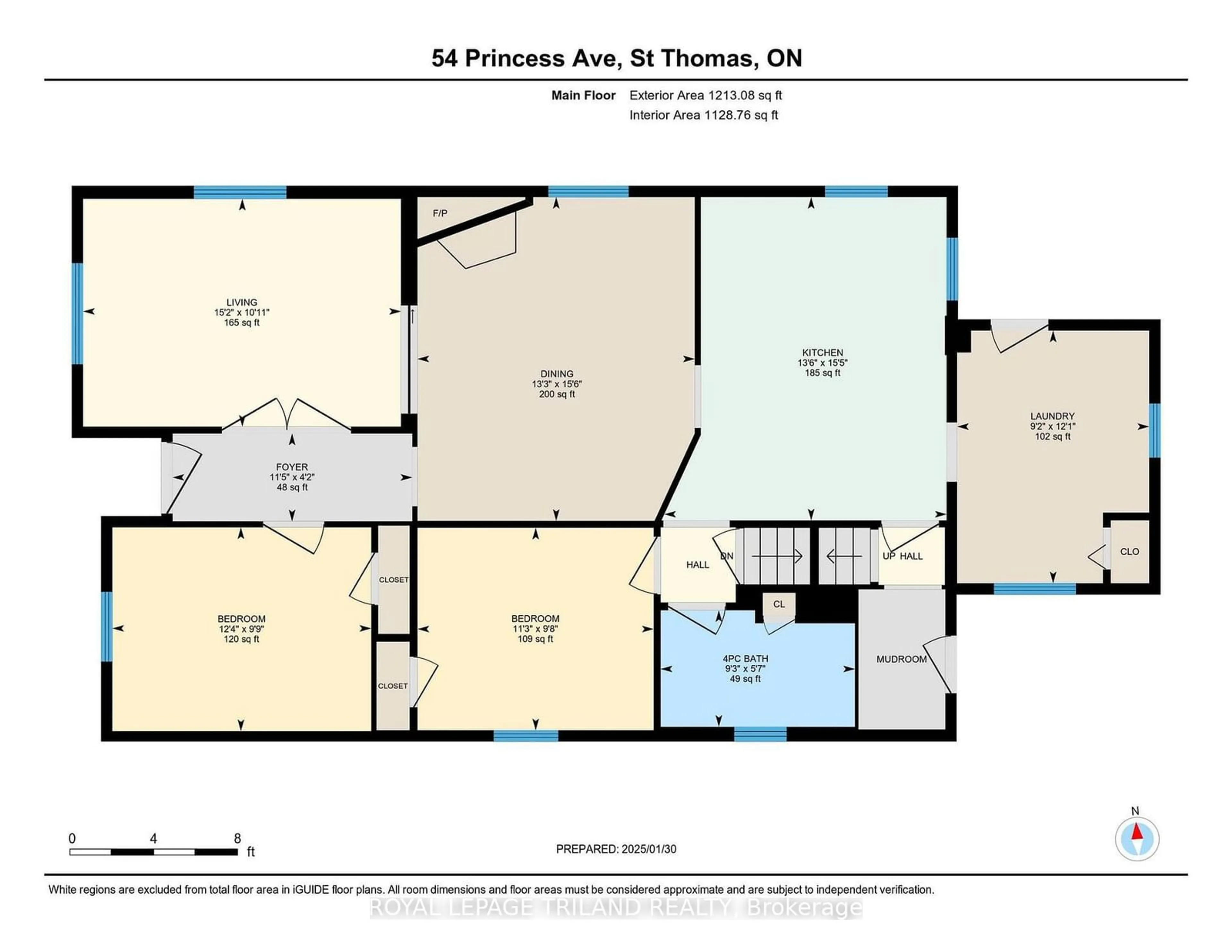 Floor plan for 54 Princess Ave, St. Thomas Ontario N5R 3V7