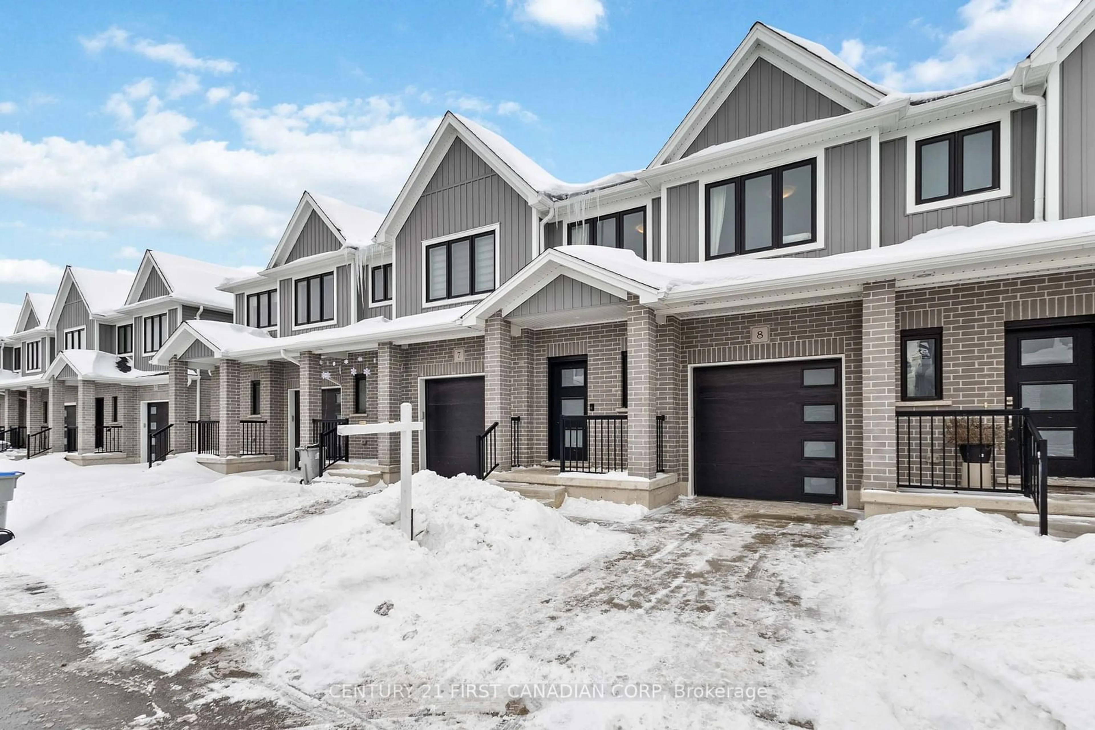 Home with brick exterior material, street for 1 Miller Dr #8, Lucan Biddulph Ontario N0M 2J0