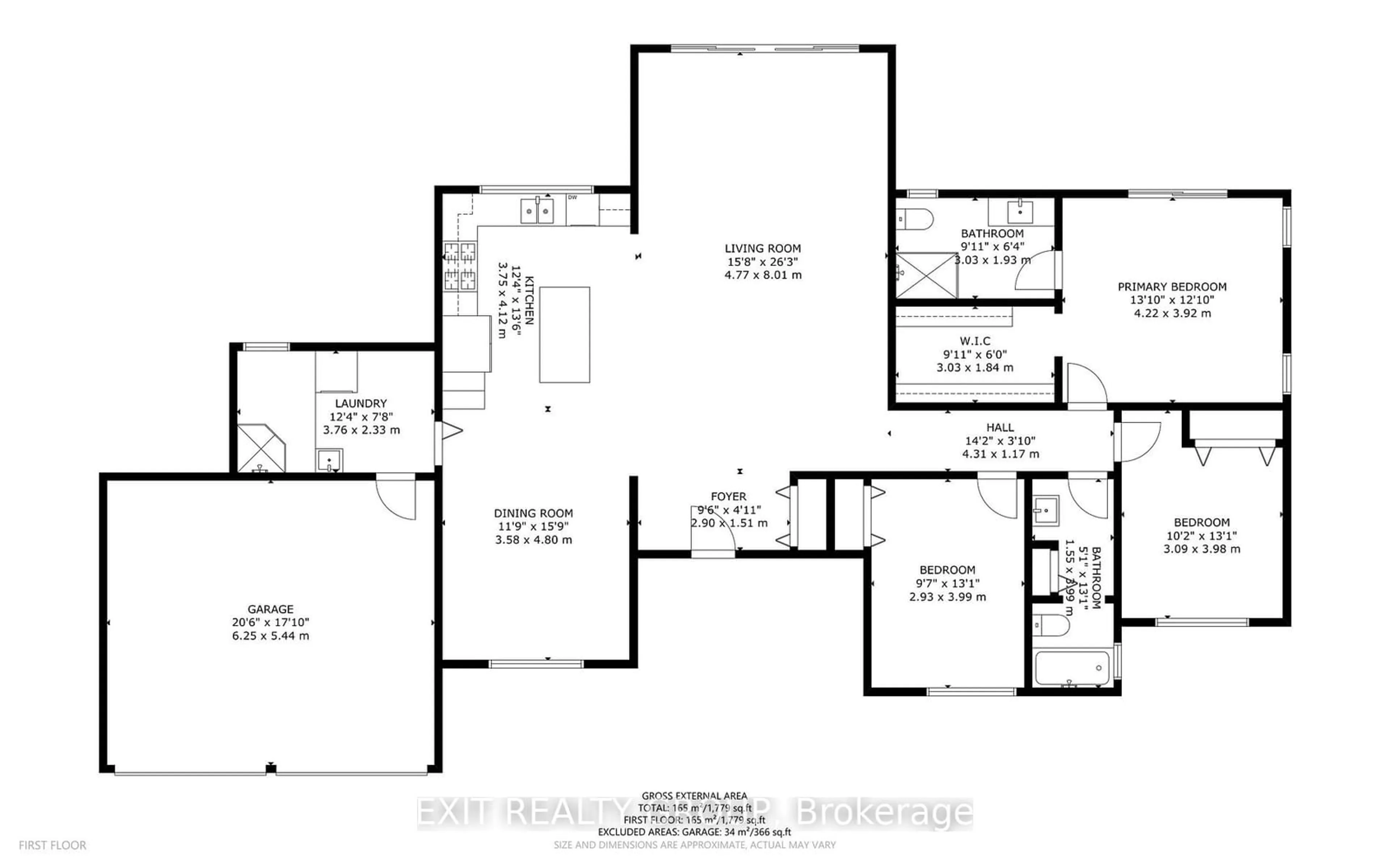 Floor plan for 1912 Moneymore Rd, Tweed Ontario K0K 2Y0