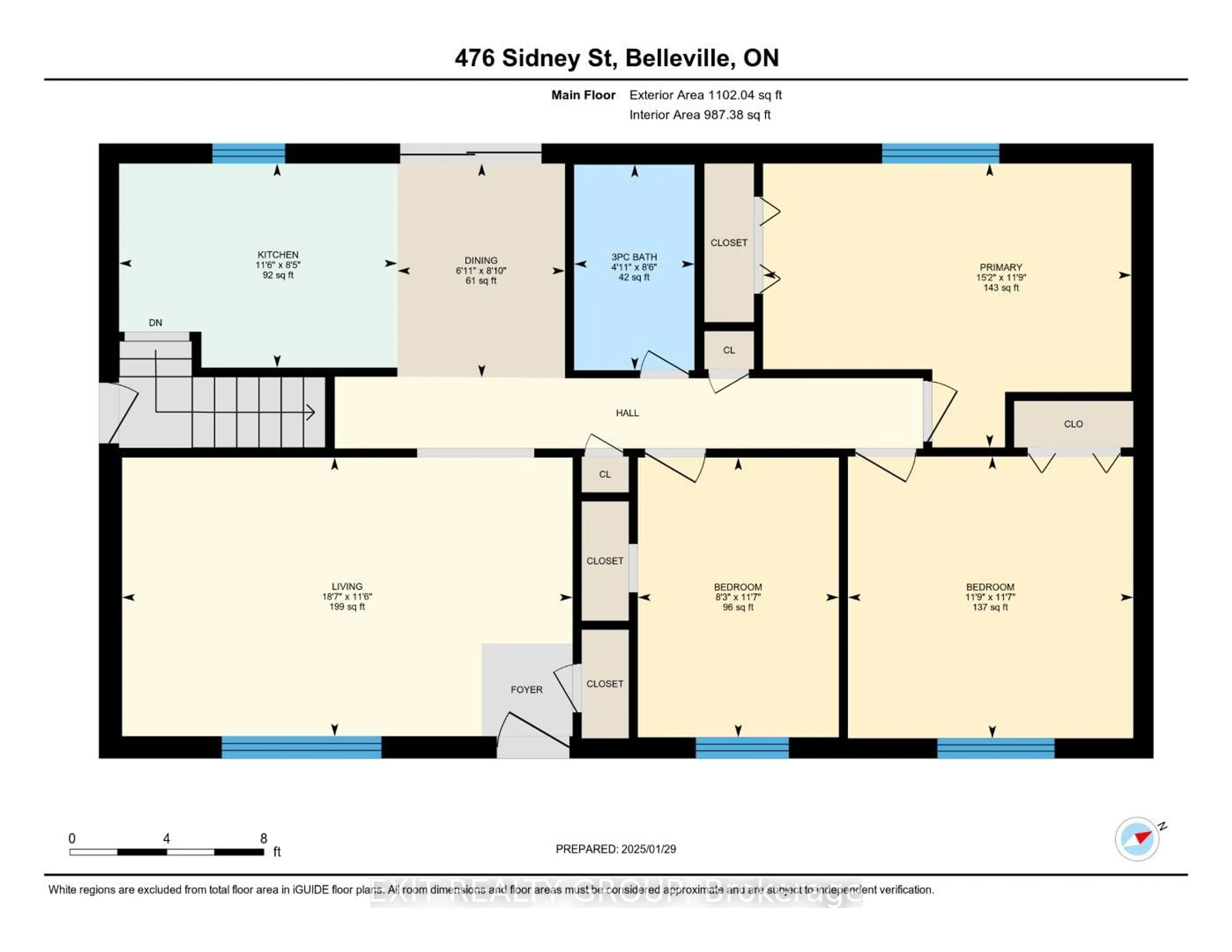 Floor plan for 476 Sidney St, Belleville Ontario K8P 4A2