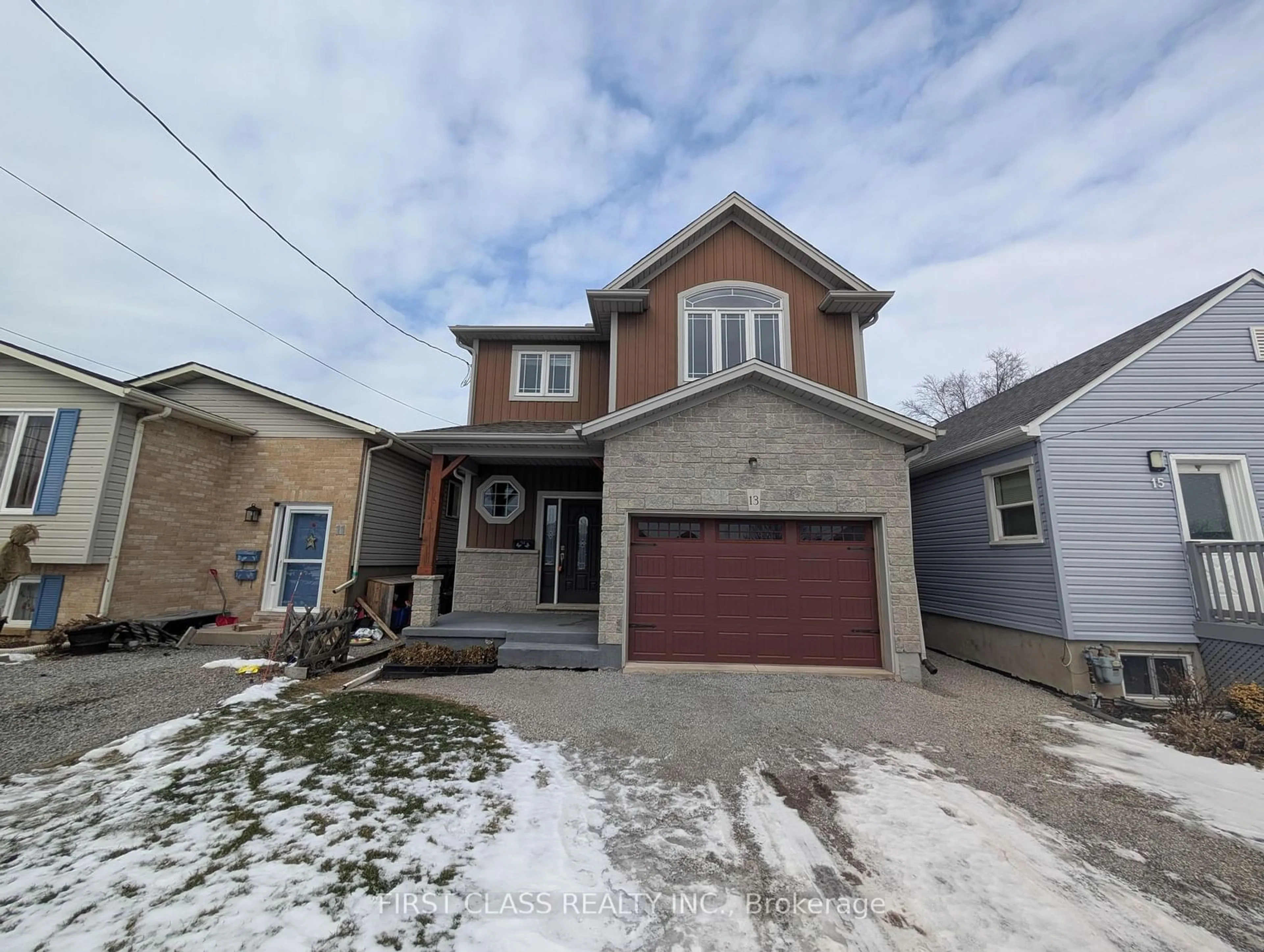 Home with brick exterior material, street for 13 Stepney St, St. Catharines Ontario L2M 1P9