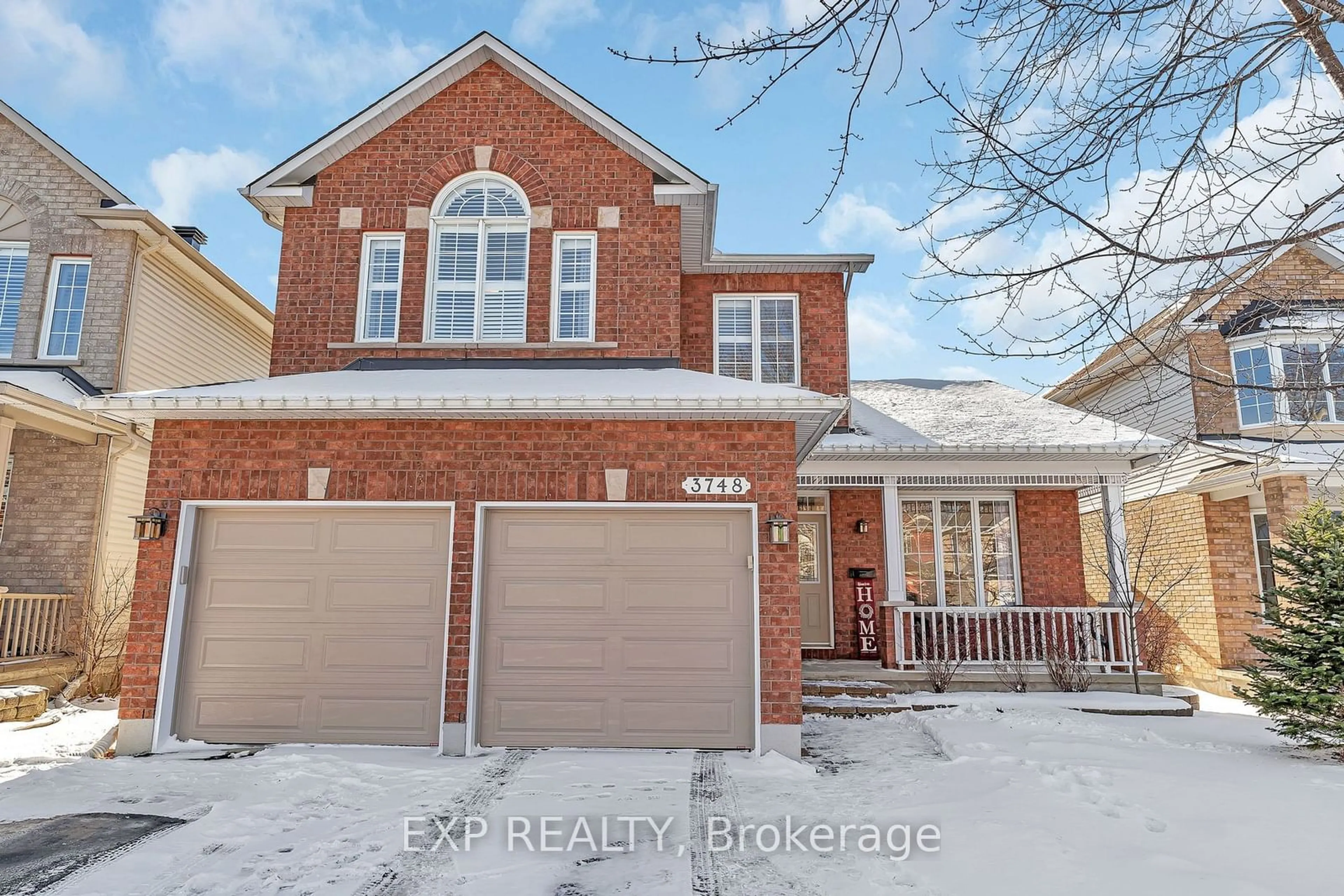 Home with brick exterior material, street for 3748 Twin Falls Pl, Blossom Park - Airport and Area Ontario K1V 1W7