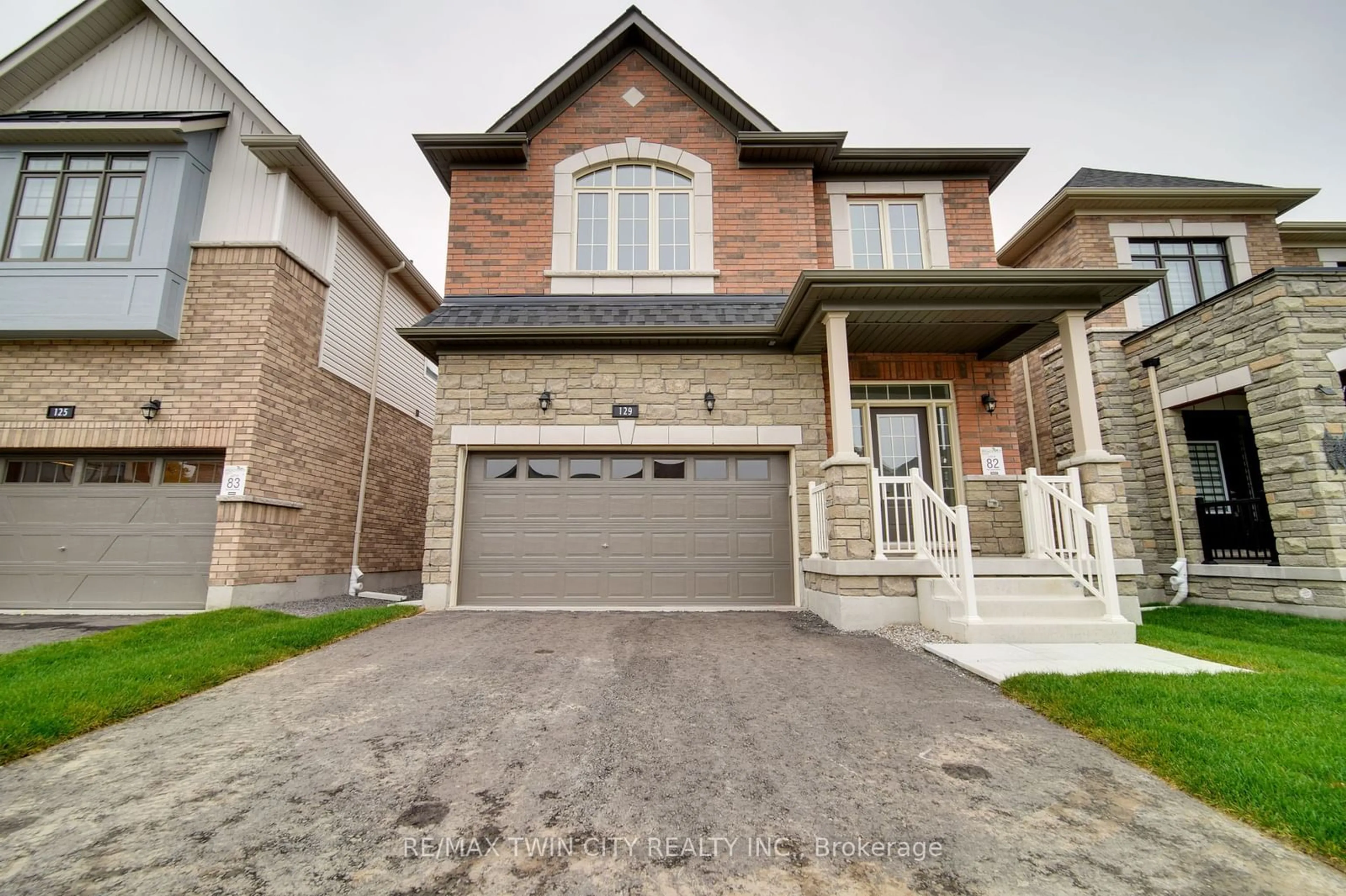 Home with brick exterior material, street for 129 Lumb Dr, Cambridge Ontario N1T 0E7