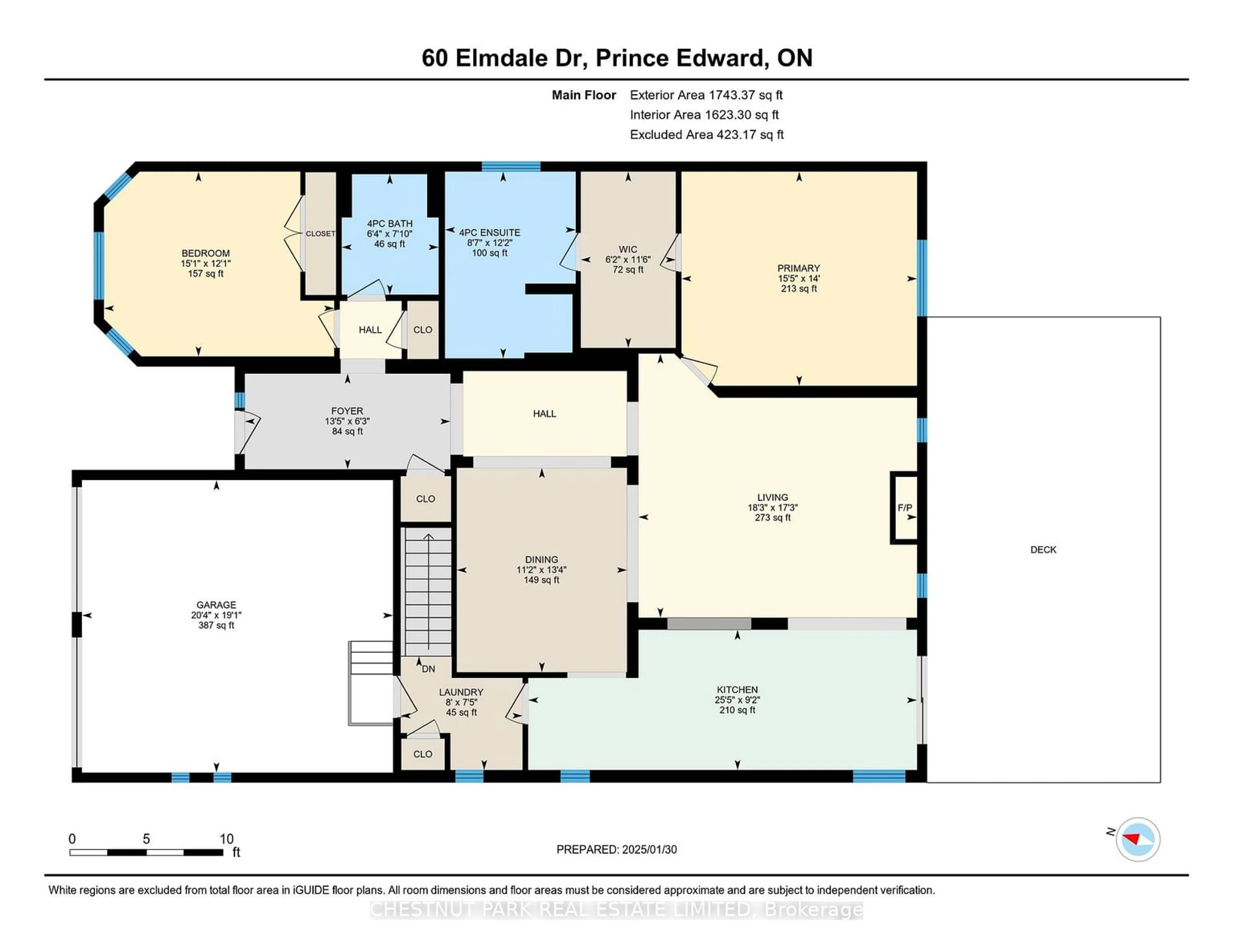 Floor plan for 60 Elmdale Dr, Prince Edward County Ontario K0K 3L0