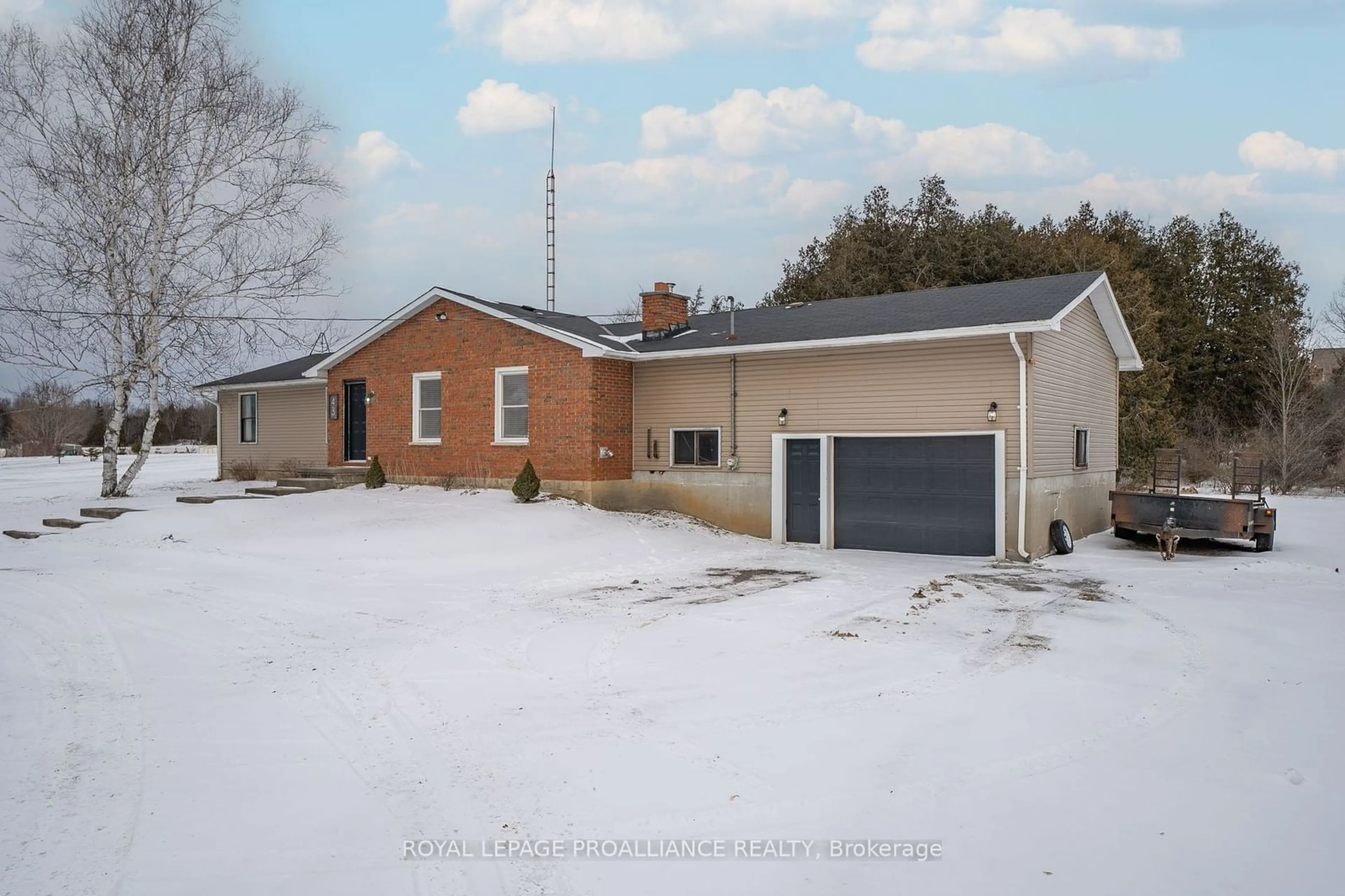 A pic from outside/outdoor area/front of a property/back of a property/a pic from drone, street for 43 Pine Grove Rd, Greater Napanee Ontario K0K 2W0