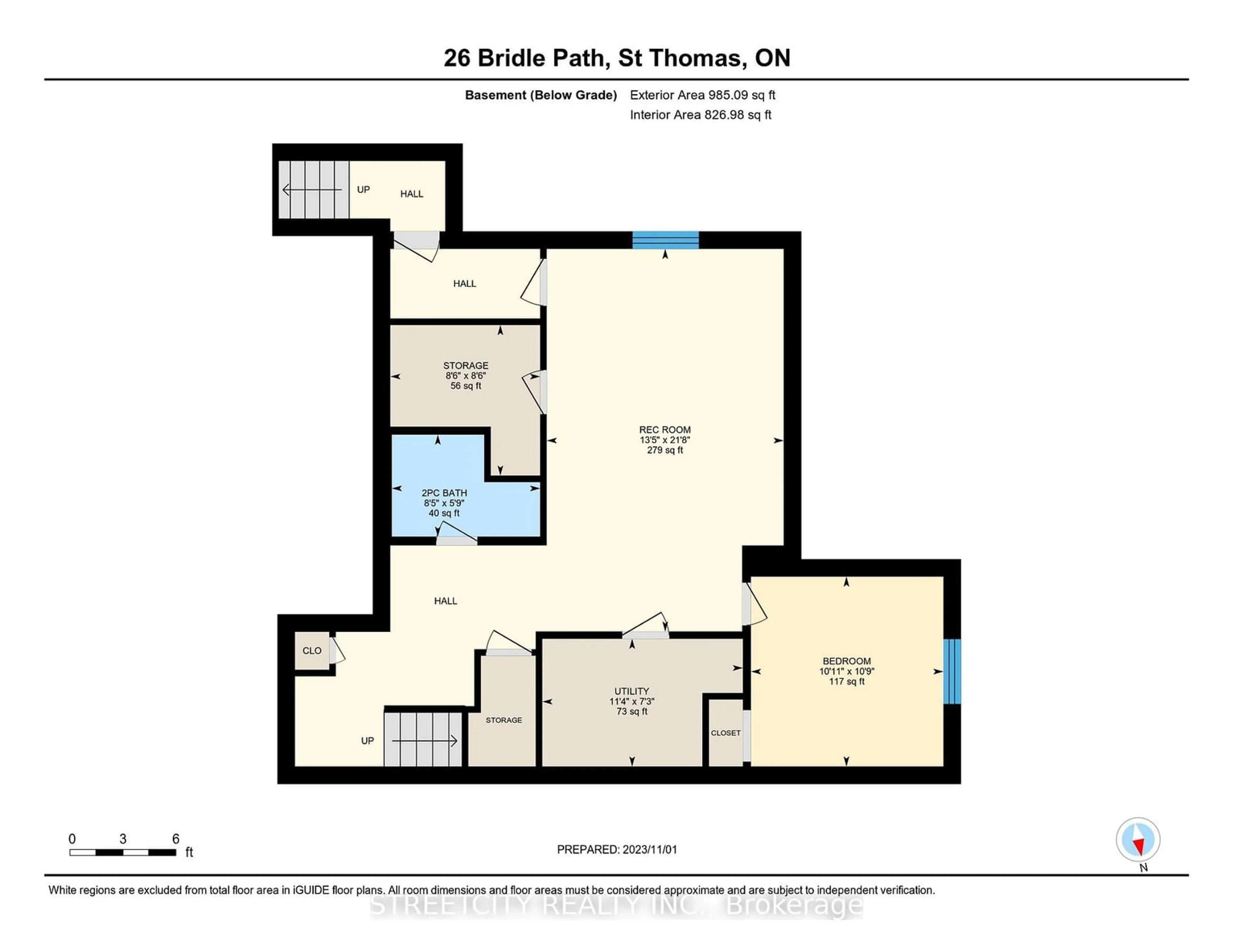 Floor plan for 26 Bridle Path, St. Thomas Ontario N5R 0C1