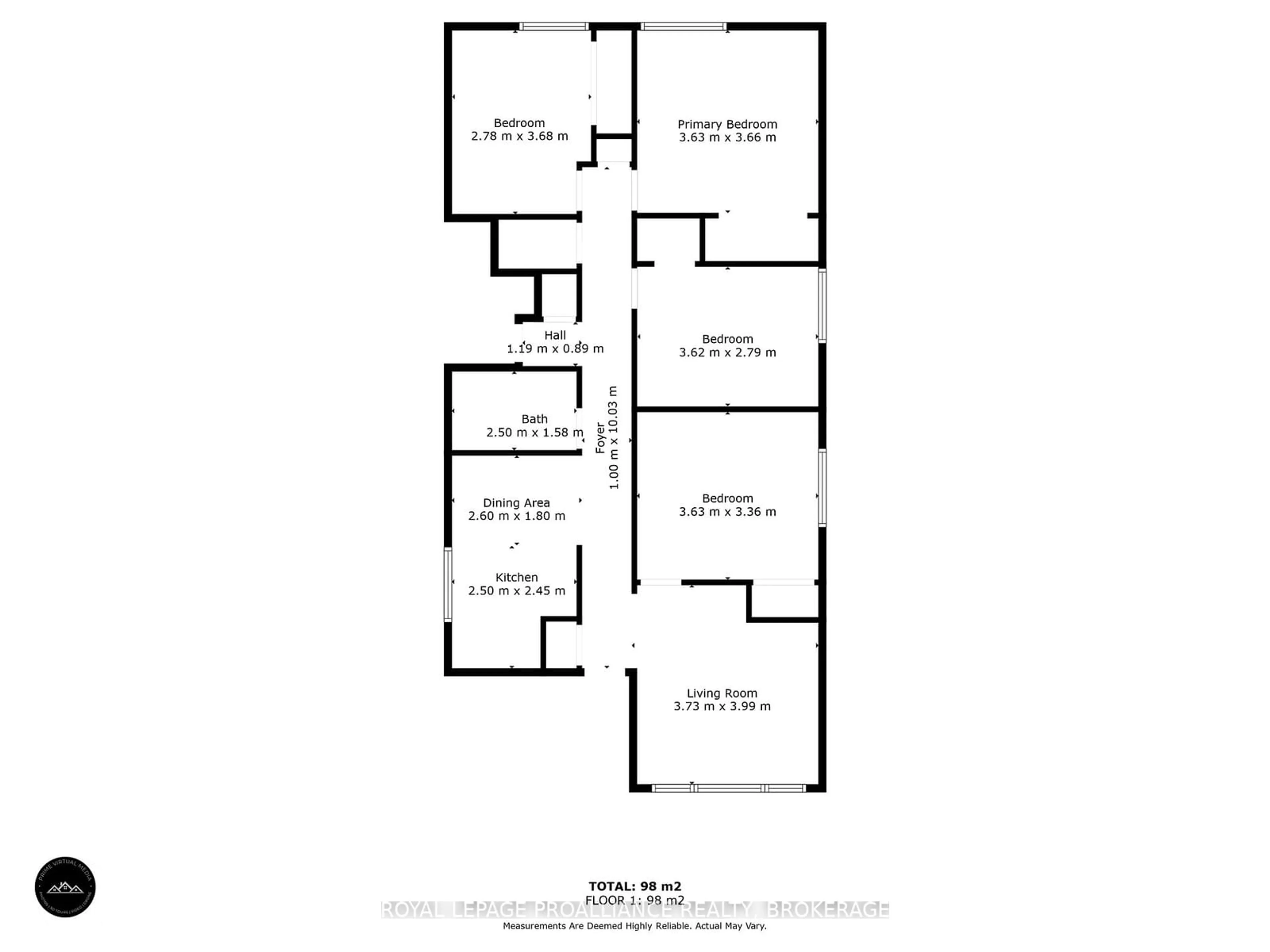 Floor plan for 174 King St, Kingston Ontario K7L 3A2