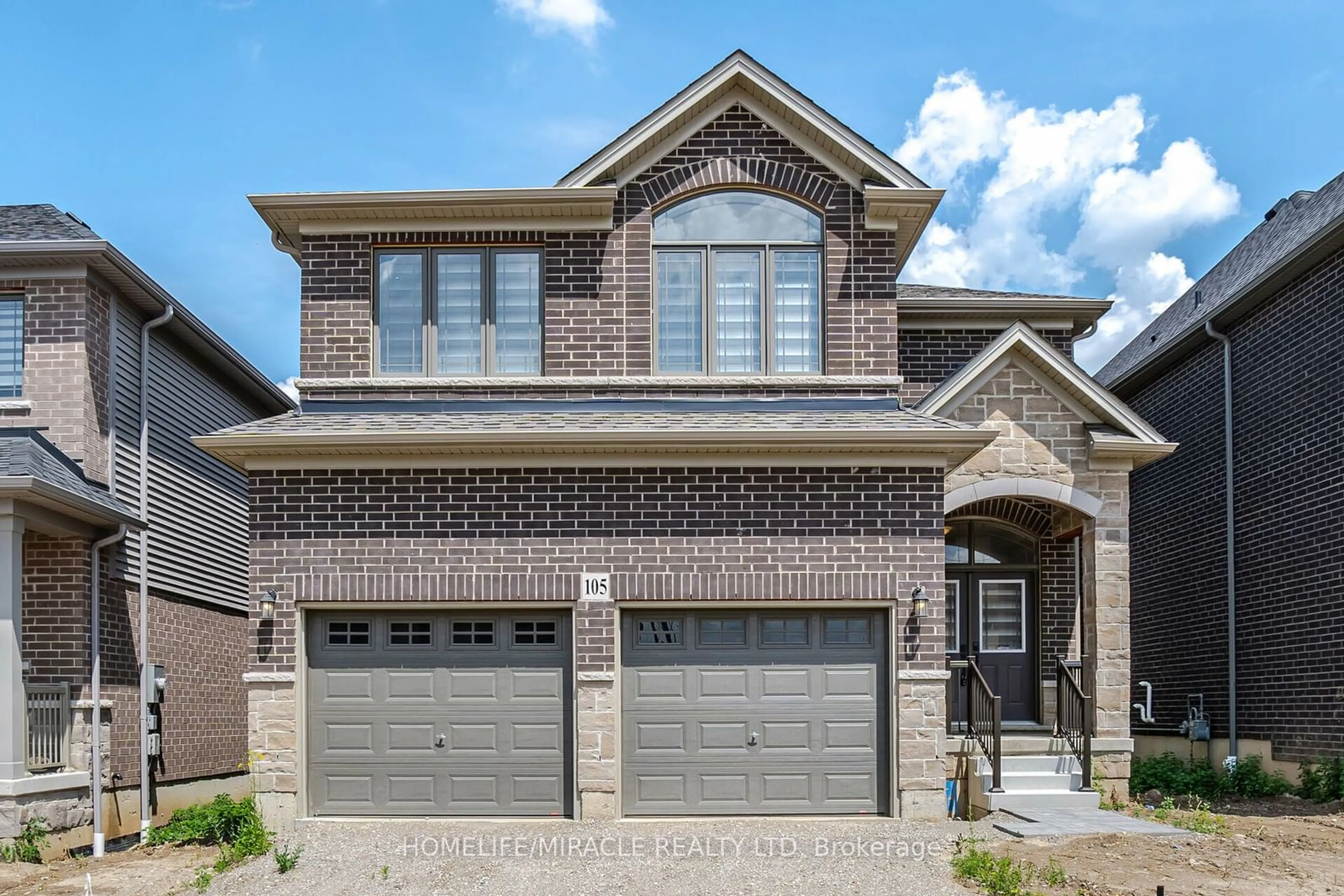 Home with brick exterior material, street for 105 Court Dr, Brant Ontario N3L 0L6