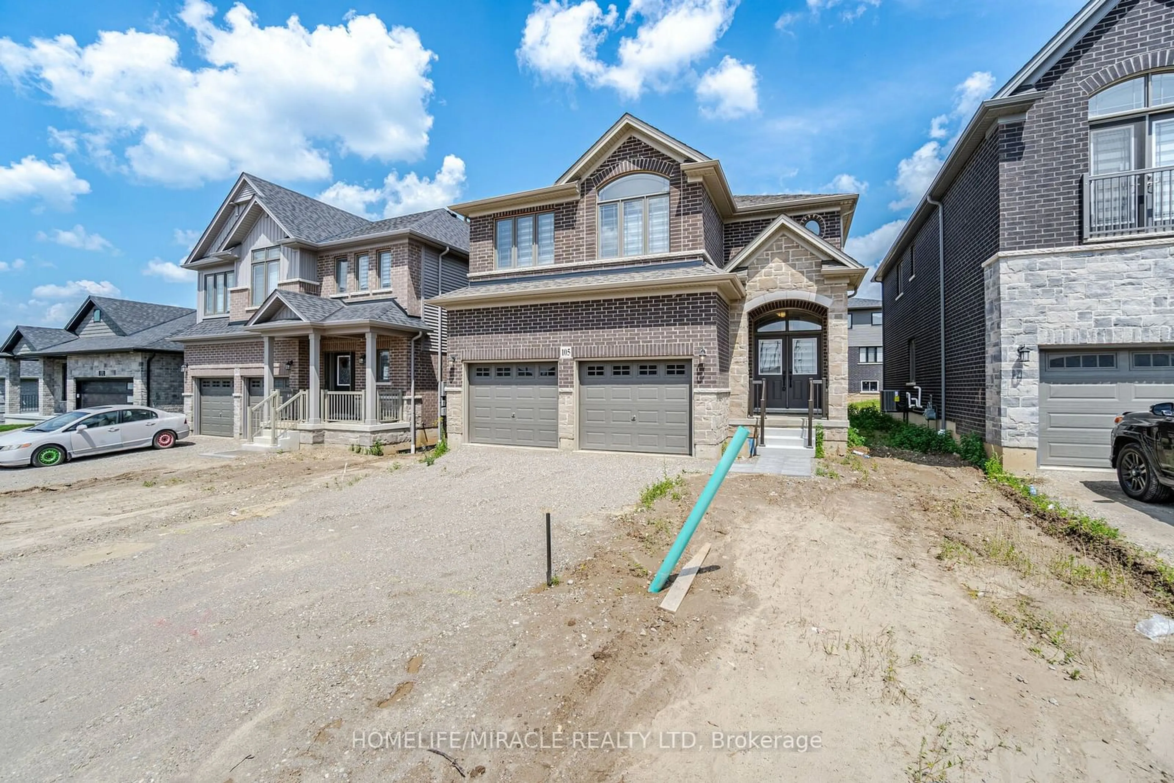 Home with brick exterior material, street for 105 Court Dr, Brant Ontario N3L 0L6