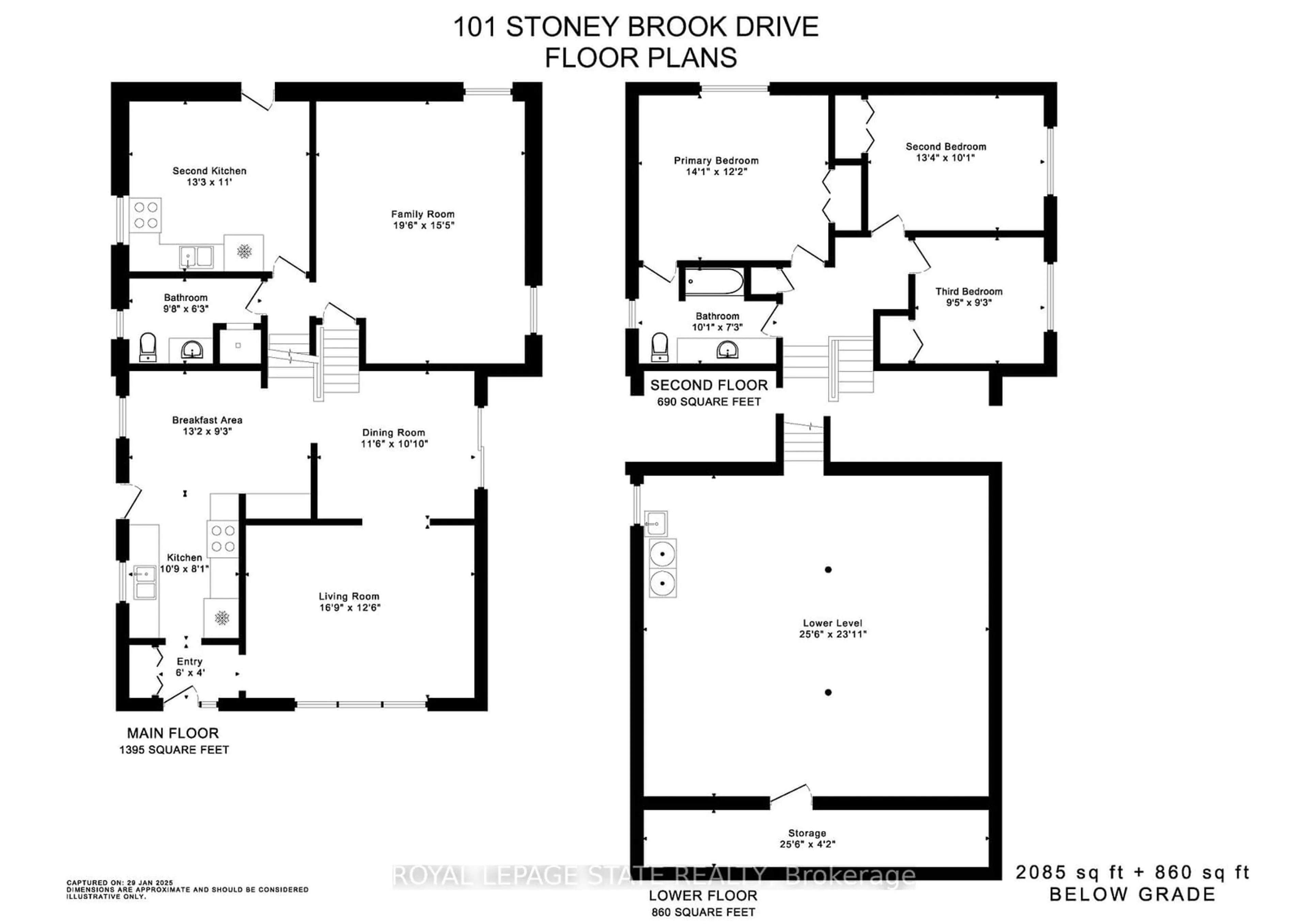 Floor plan for 101 Stoney Brook Dr, Hamilton Ontario L8G 3V9