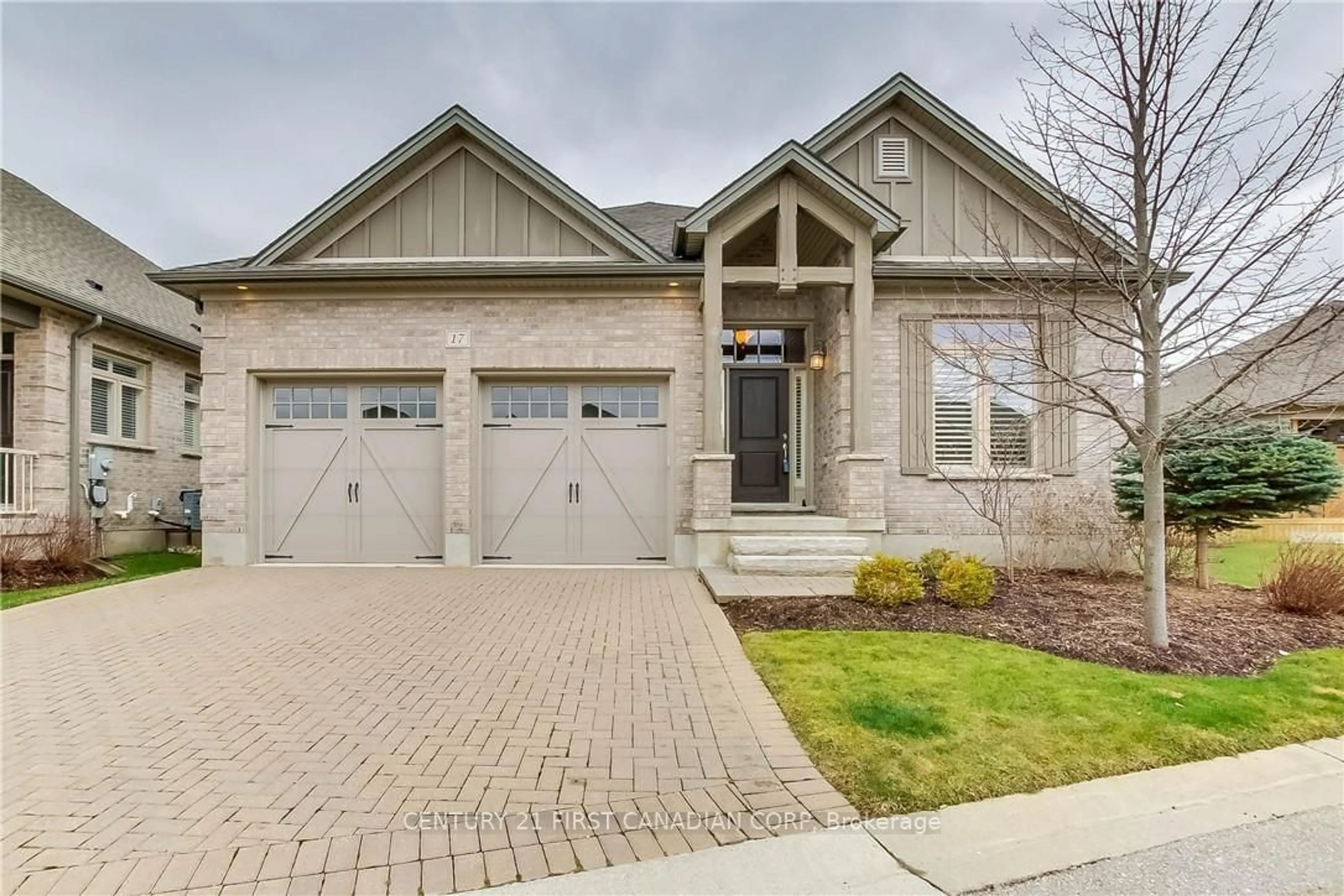 Home with brick exterior material, street for 725 Eagletrace Dr #17, London Ontario N6G 0J7