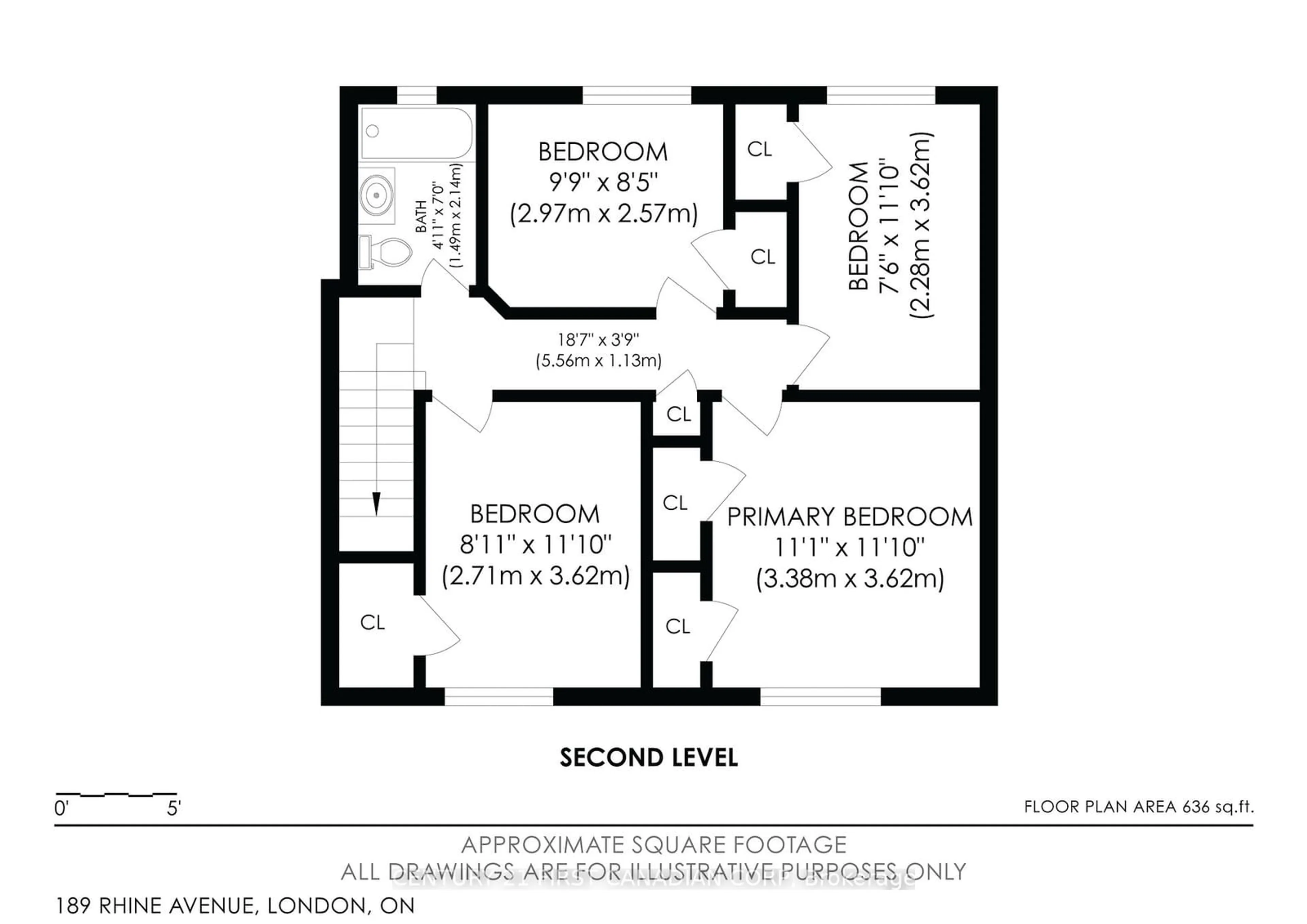 Floor plan for 189 Rhine Ave, London Ontario N5Y 1C7