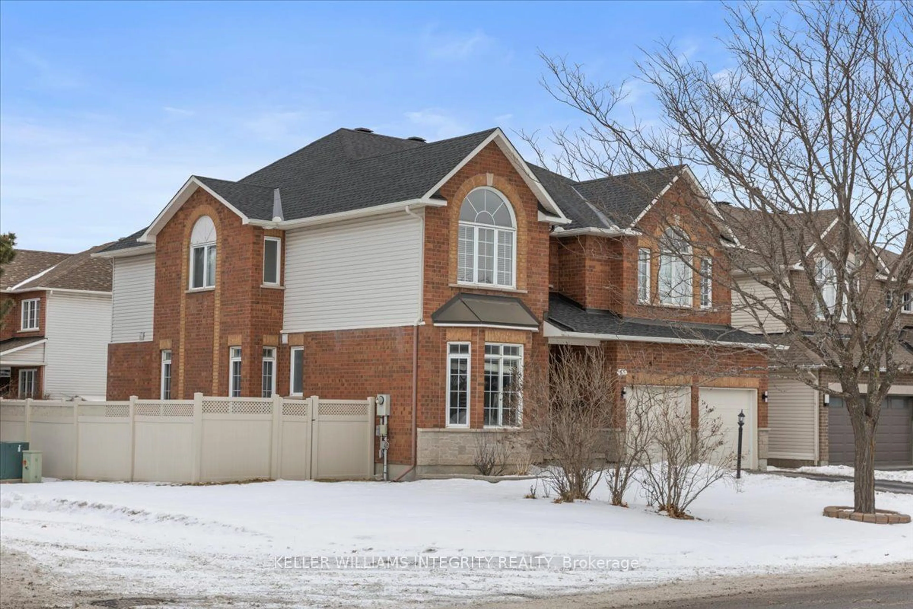 Home with brick exterior material, street for 45 MOUNTAIN ASH Dr, Barrhaven Ontario K2G 6V3