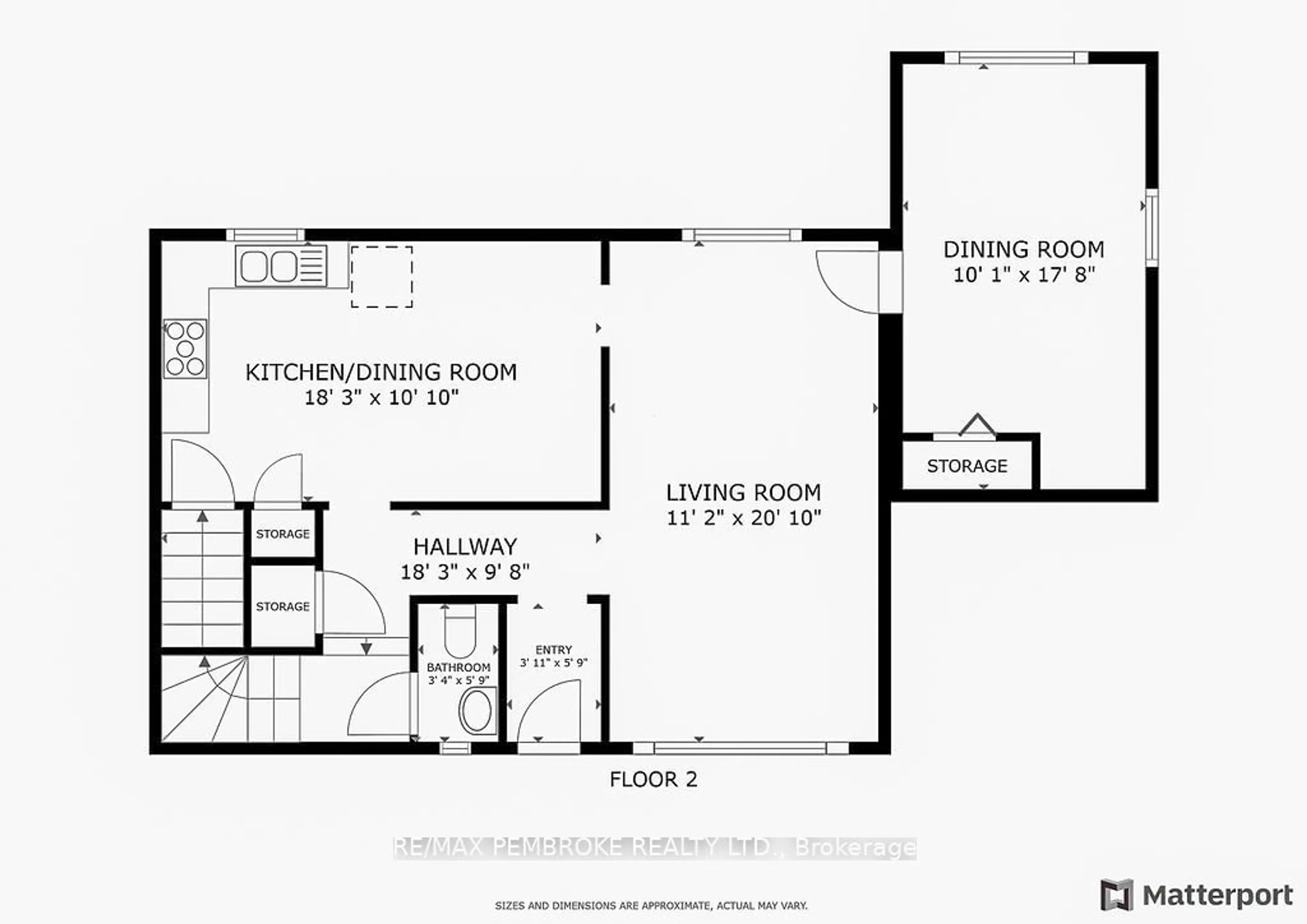 Floor plan for 13 Highland Cres, Deep River Ontario K0J 1P0