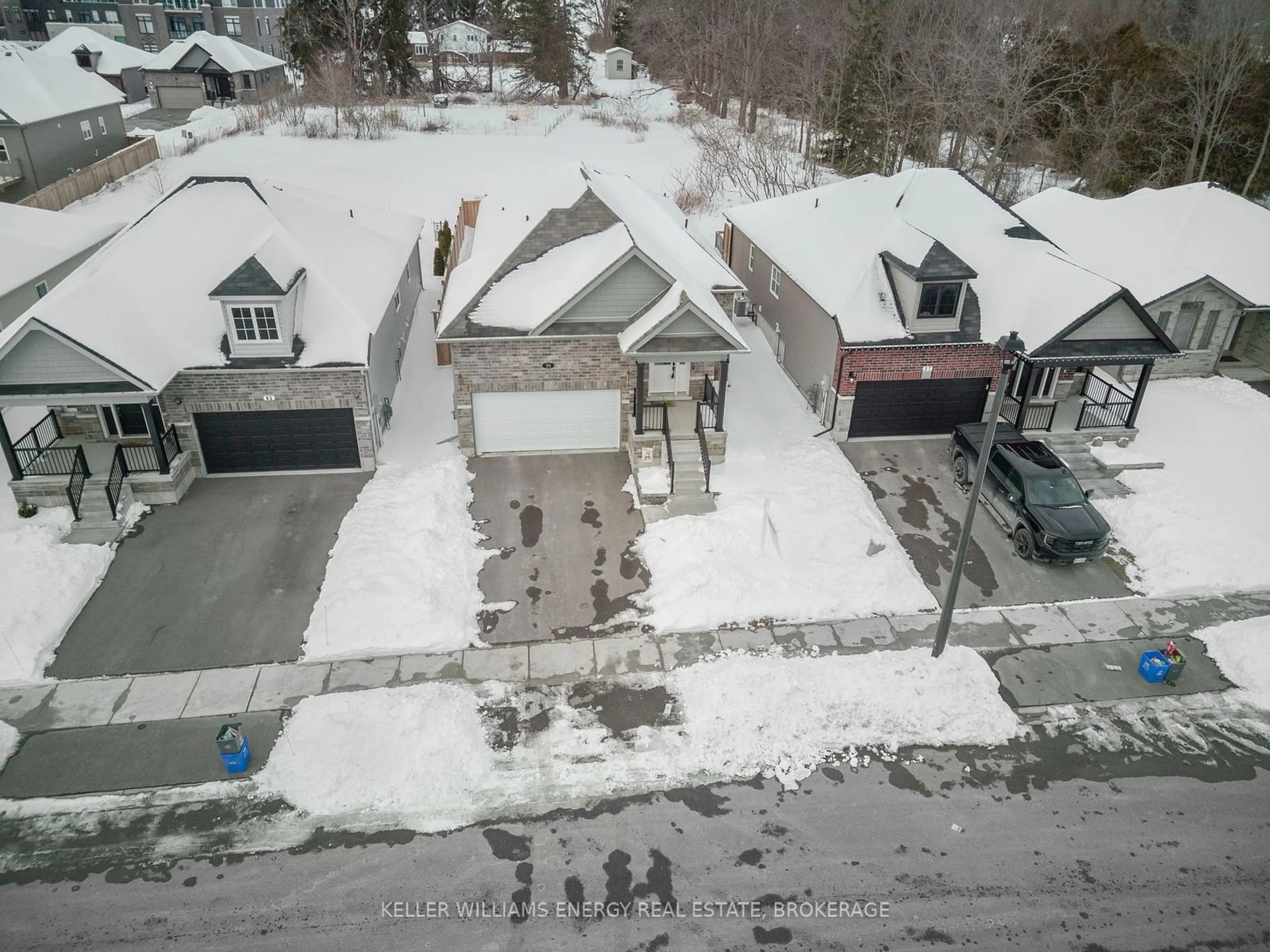 A pic from outside/outdoor area/front of a property/back of a property/a pic from drone, street for 59 Cortland Way, Brighton Ontario K0K 1H0