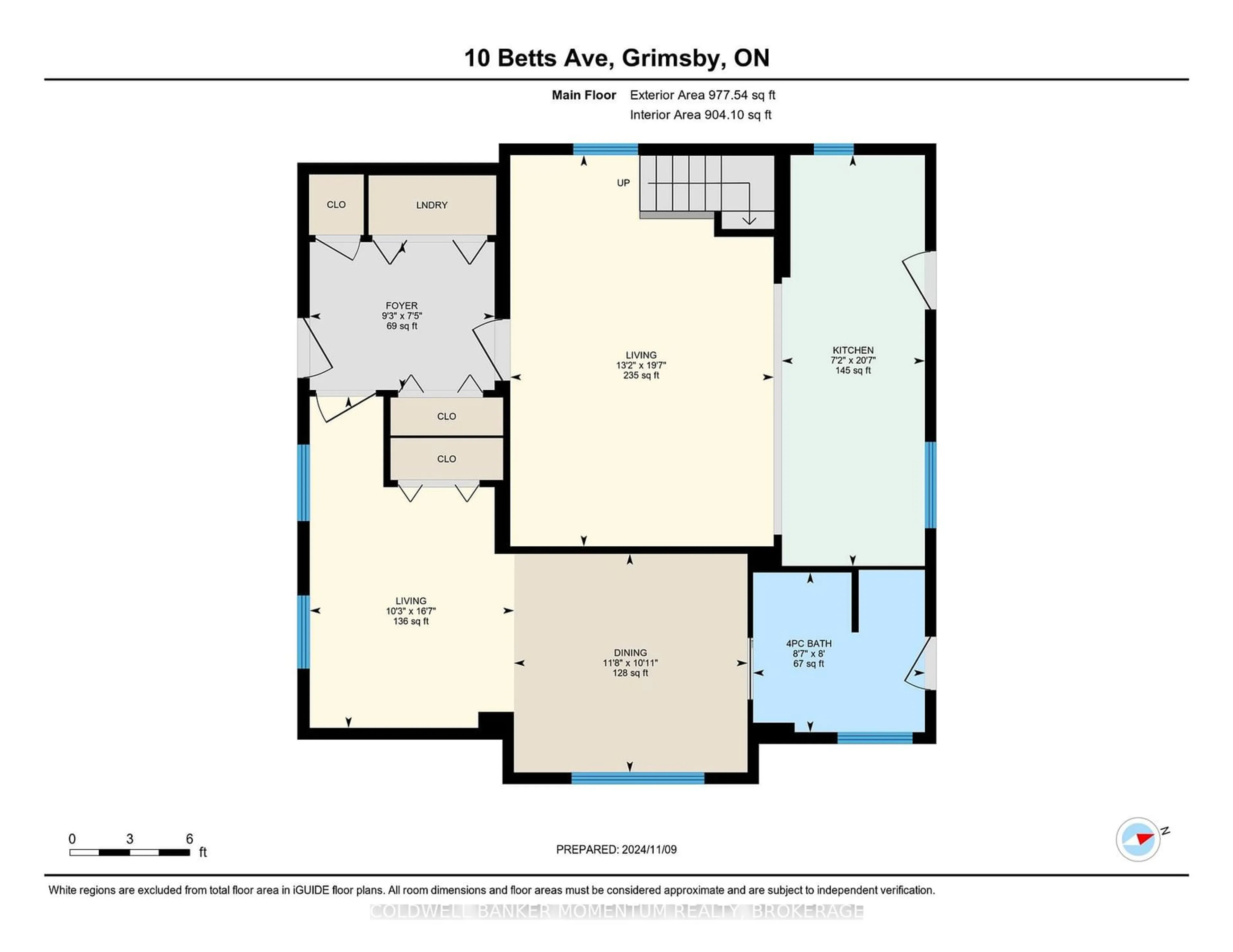 Floor plan for 10A BETTS Ave, Grimsby Ontario L3M 2S6