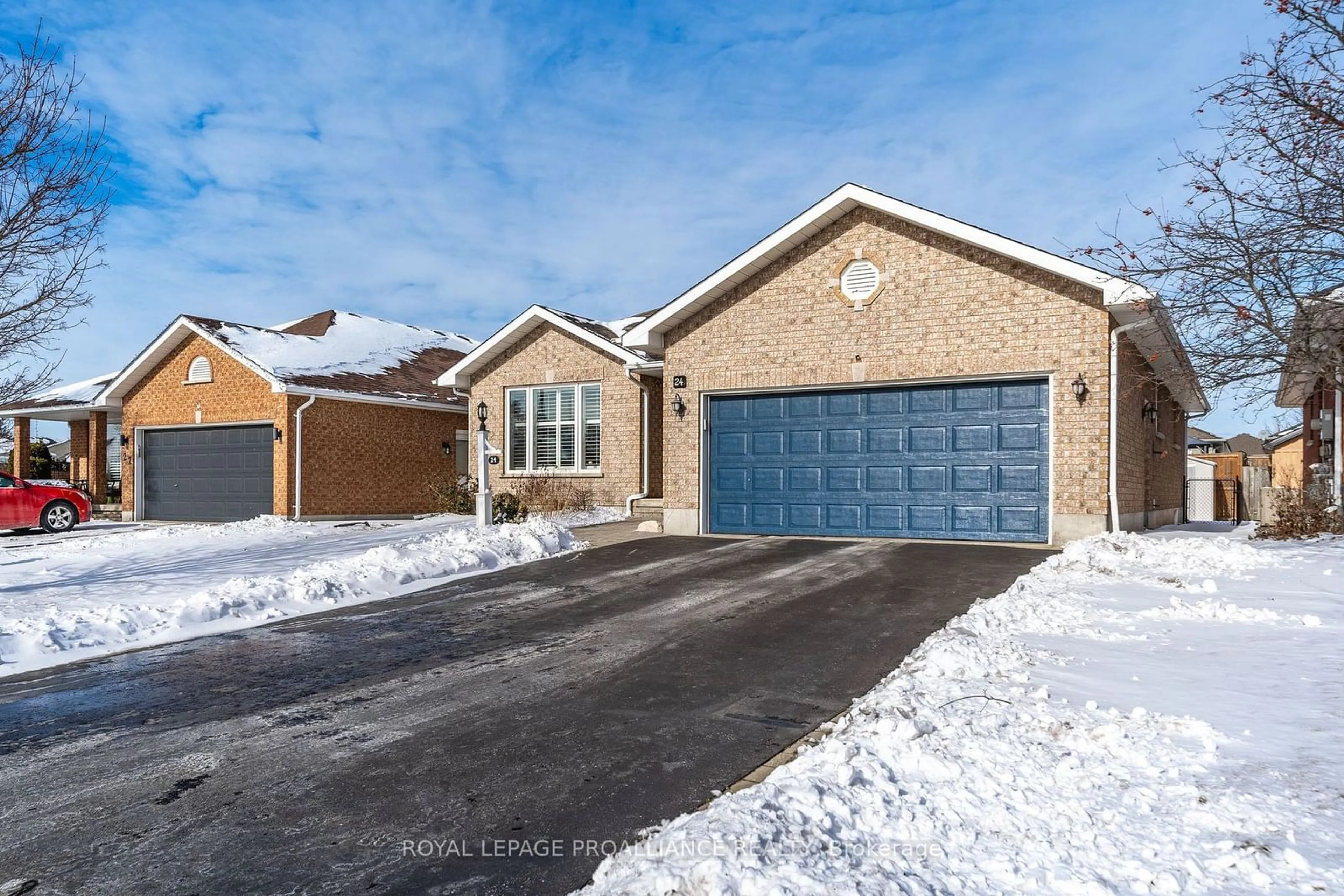 Home with brick exterior material, street for 24 Hickory Grve, Belleville Ontario K8N 5Y1