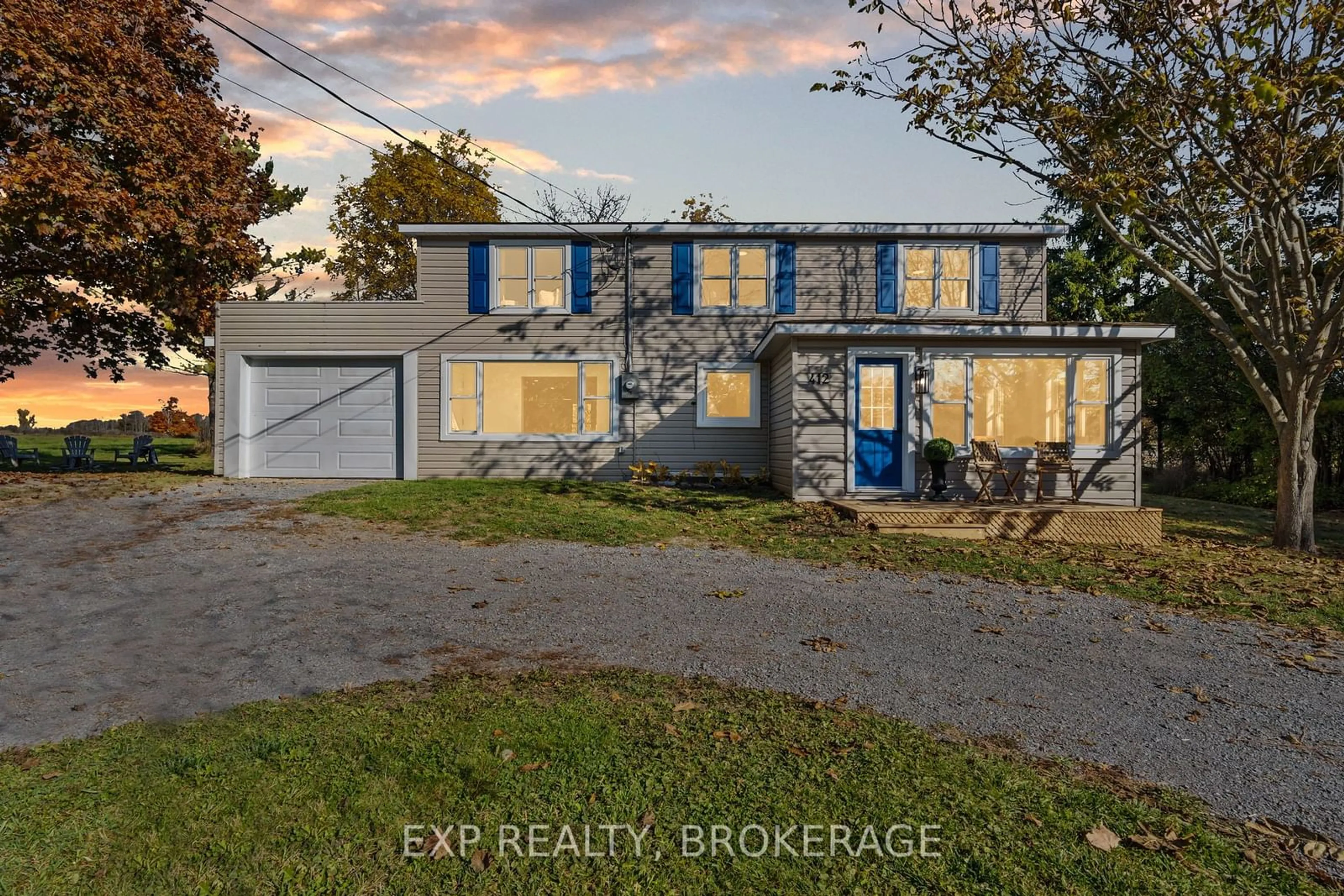 A pic from outside/outdoor area/front of a property/back of a property/a pic from drone, street for 412 MAIN St, Prince Edward County Ontario K0K 1G0