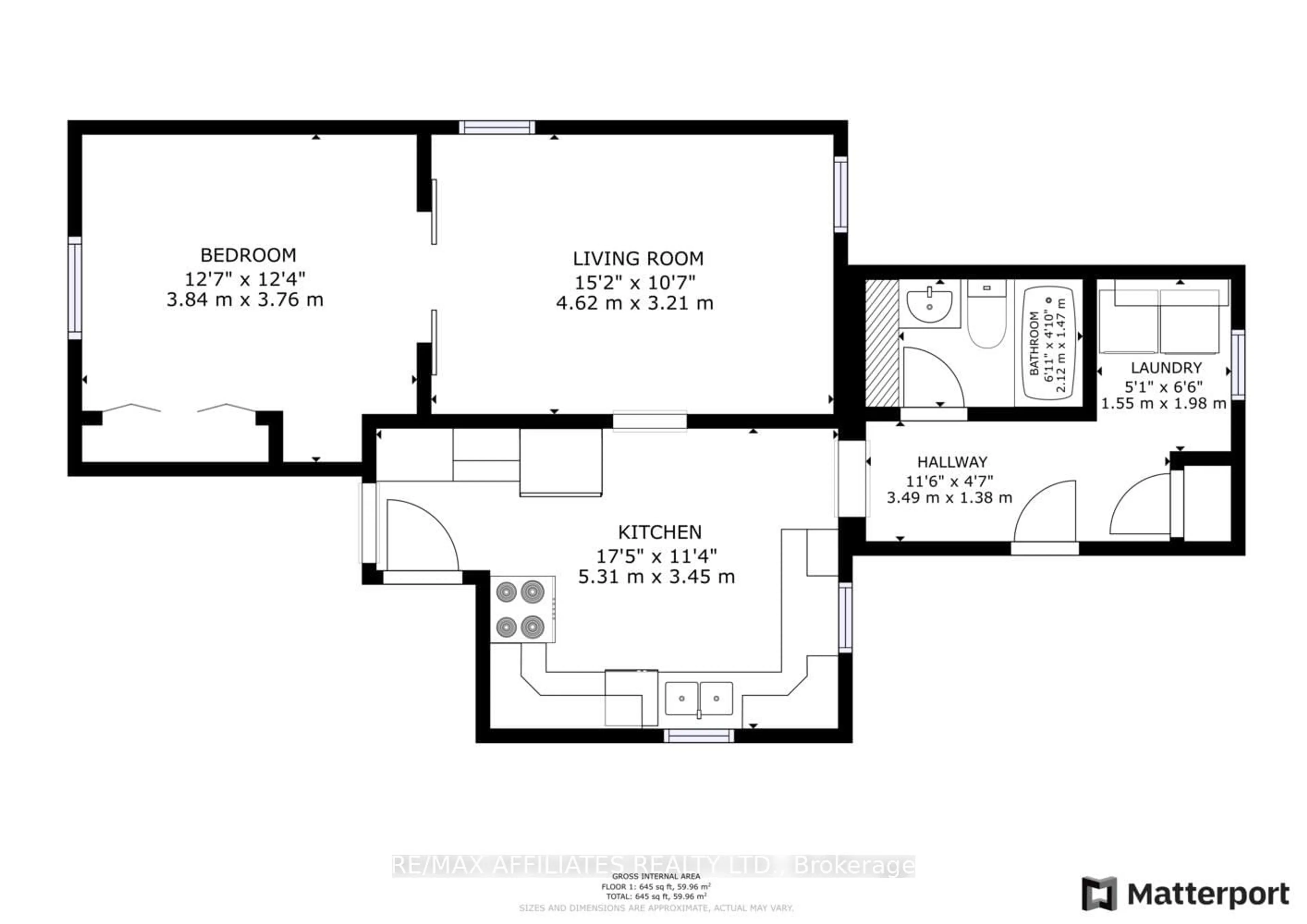 Floor plan for 57 Ogden Ave, Smiths Falls Ontario K7A 2L9