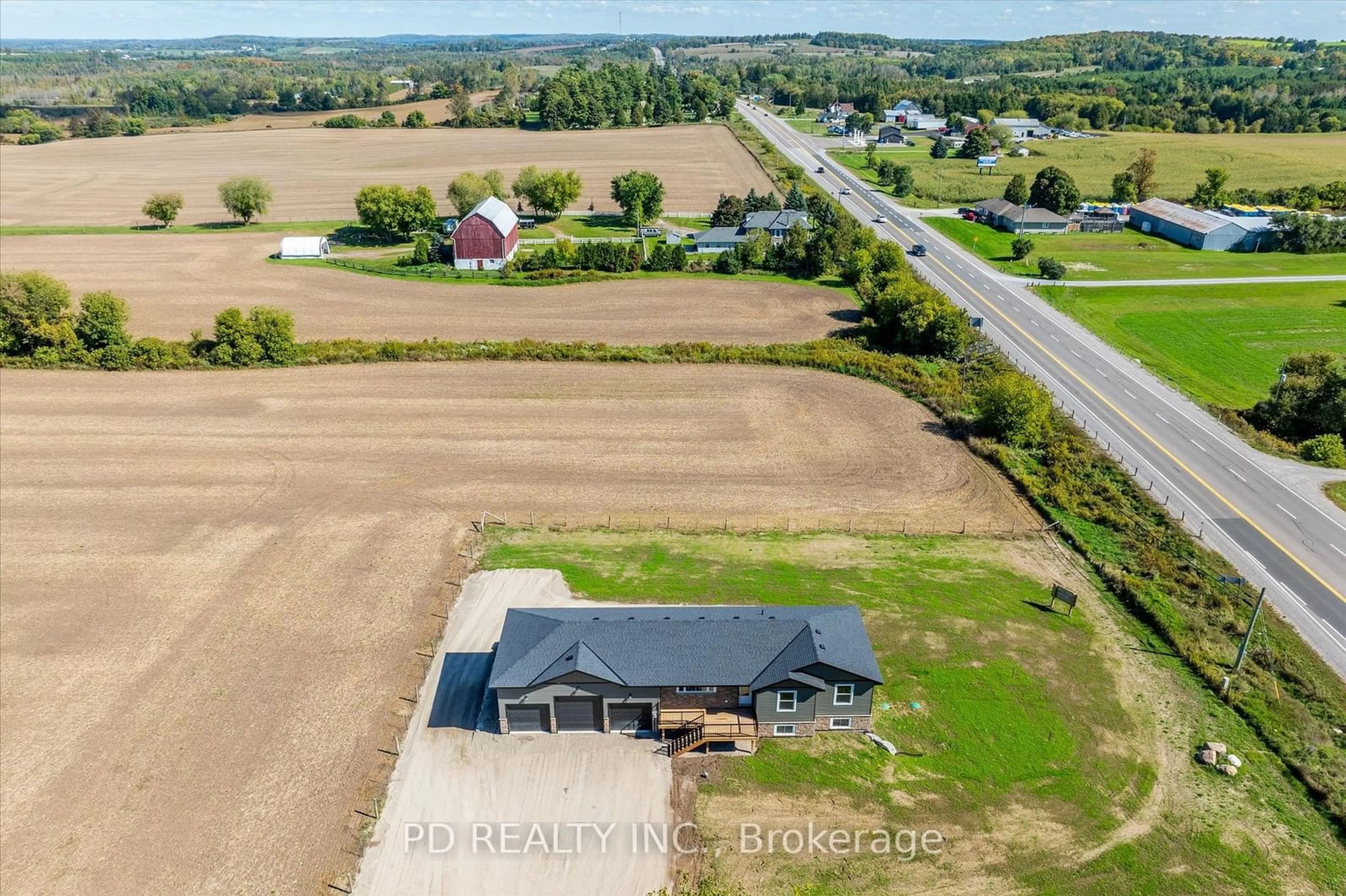 A pic from outside/outdoor area/front of a property/back of a property/a pic from drone, water/lake/river/ocean view for 8 Acrevale Rd, Kawartha Lakes Ontario K0L 2W0