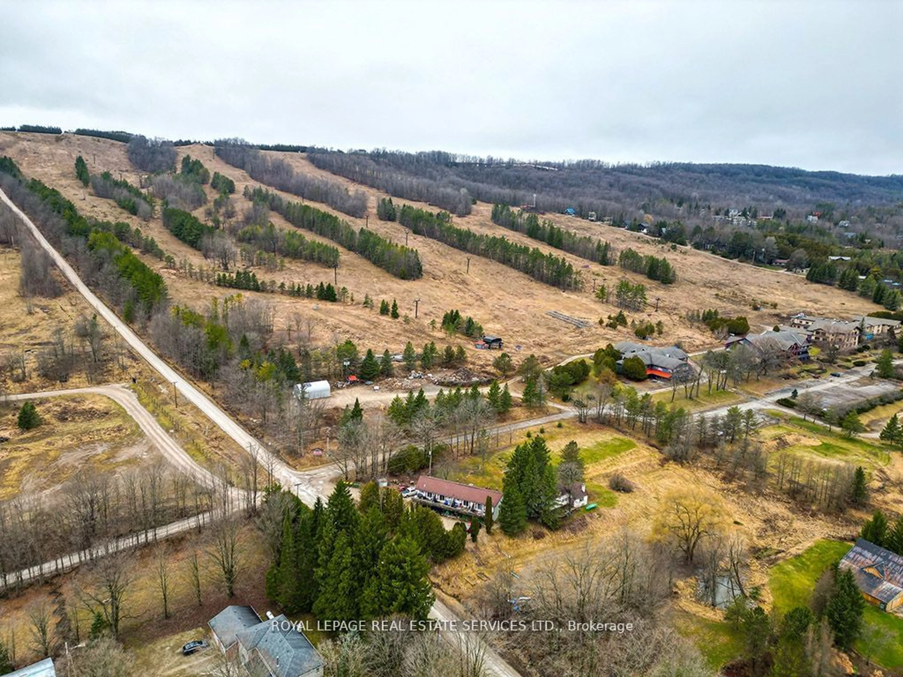 A pic from outside/outdoor area/front of a property/back of a property/a pic from drone, forest/trees view for 566237 Sideroad 7A #3, Grey Highlands Ontario N0C 1G0