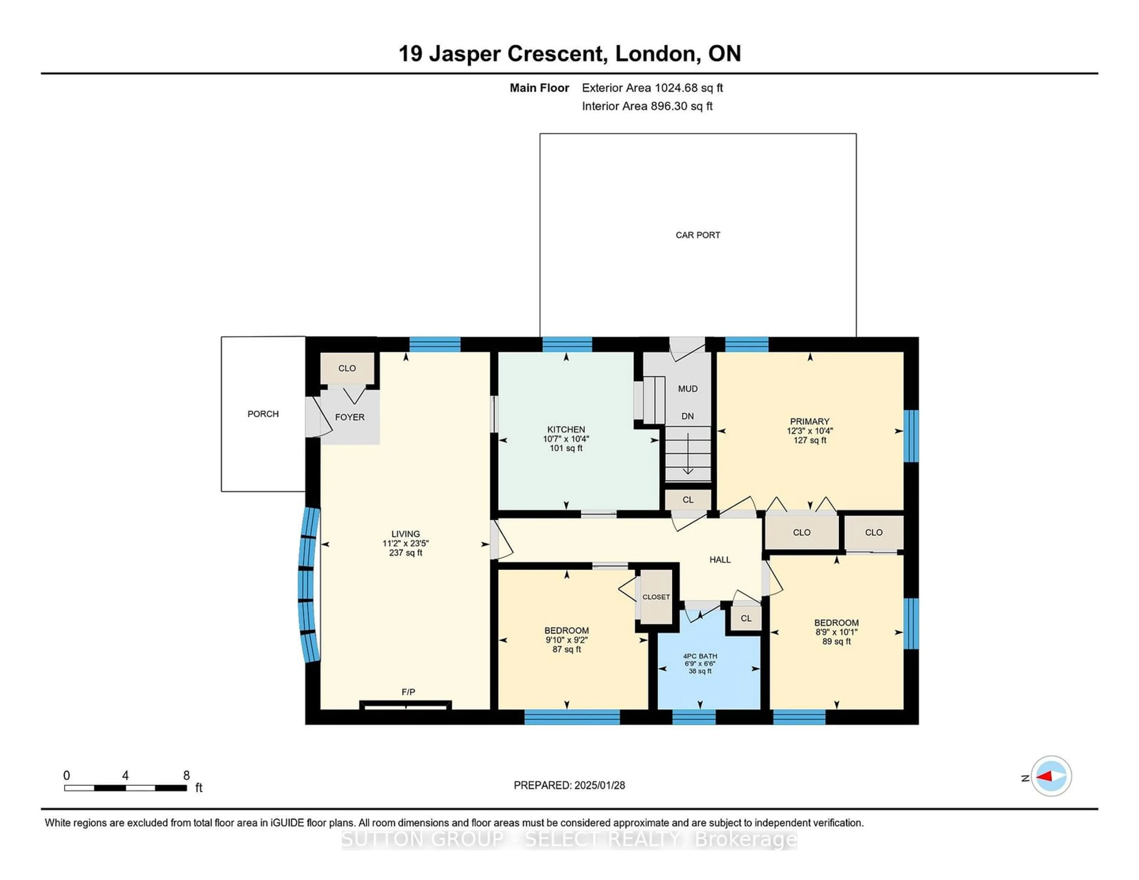 Floor plan for 19 JASPER Cres, London Ontario N5W 1J9