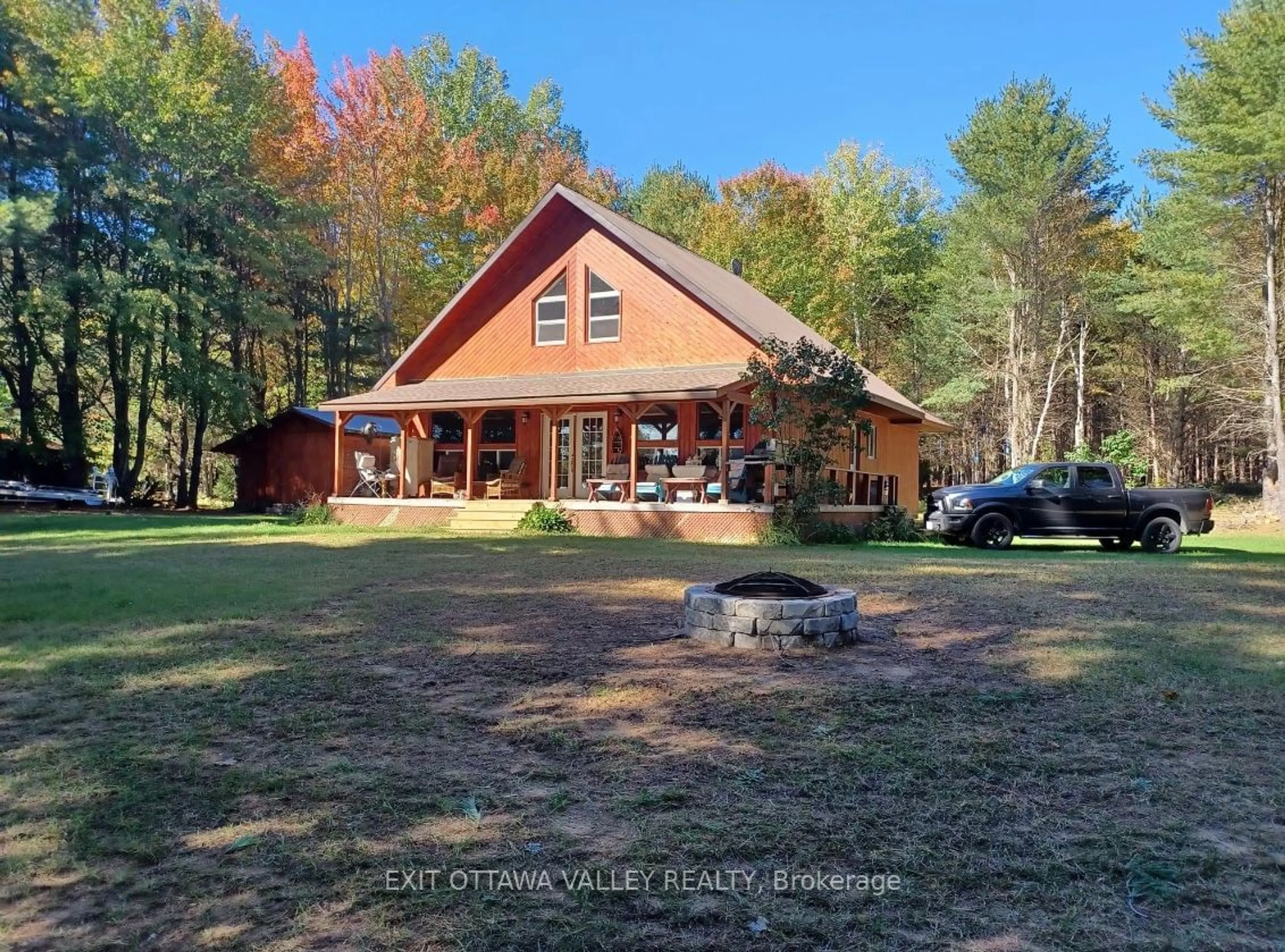 A pic from outside/outdoor area/front of a property/back of a property/a pic from drone, unknown for 297 Boyle Lane, Killaloe, Hagarty and Richards Ontario K0J 1X0