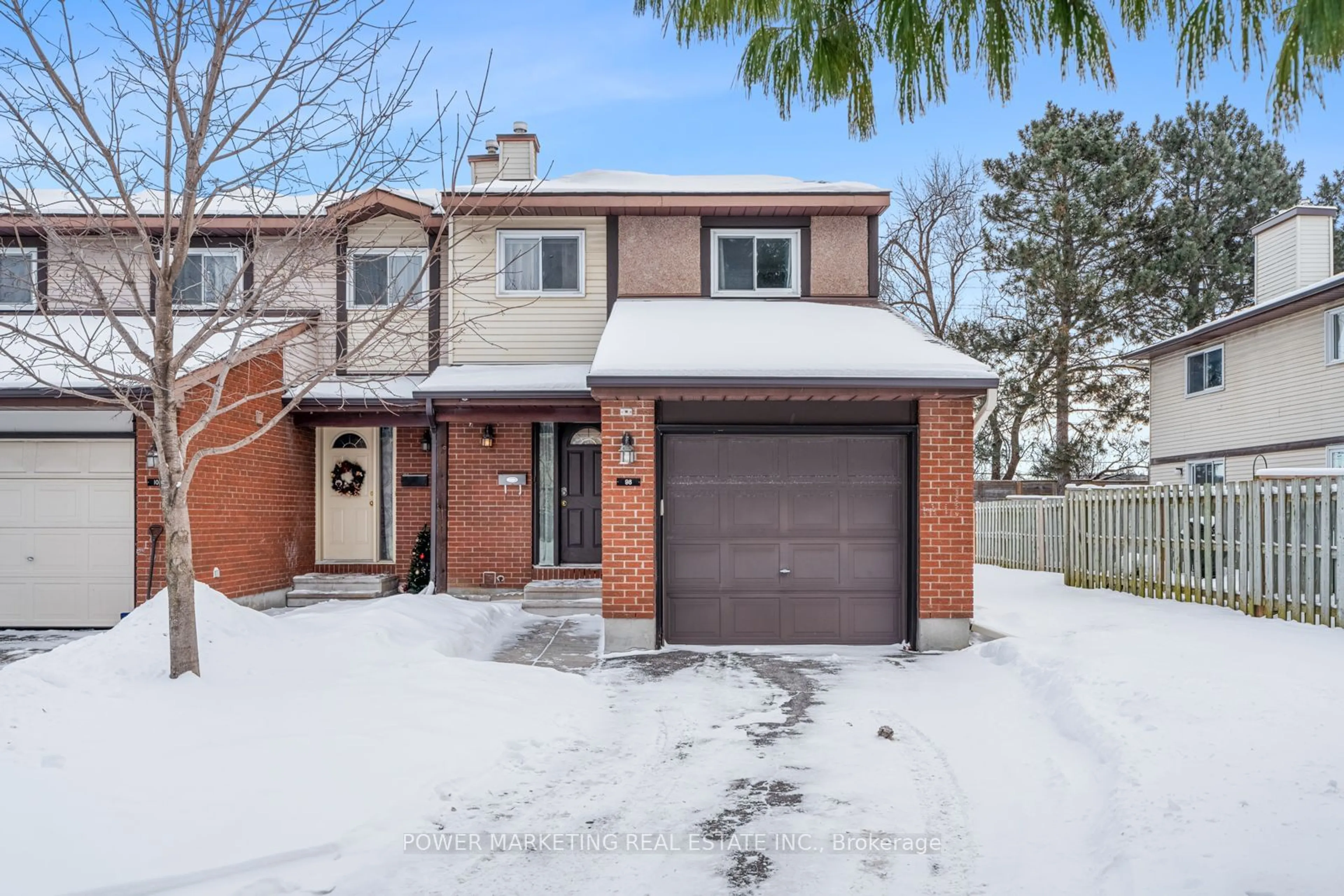 Home with brick exterior material, street for 98 CLARKSON Cres, Kanata Ontario K2L 4C6