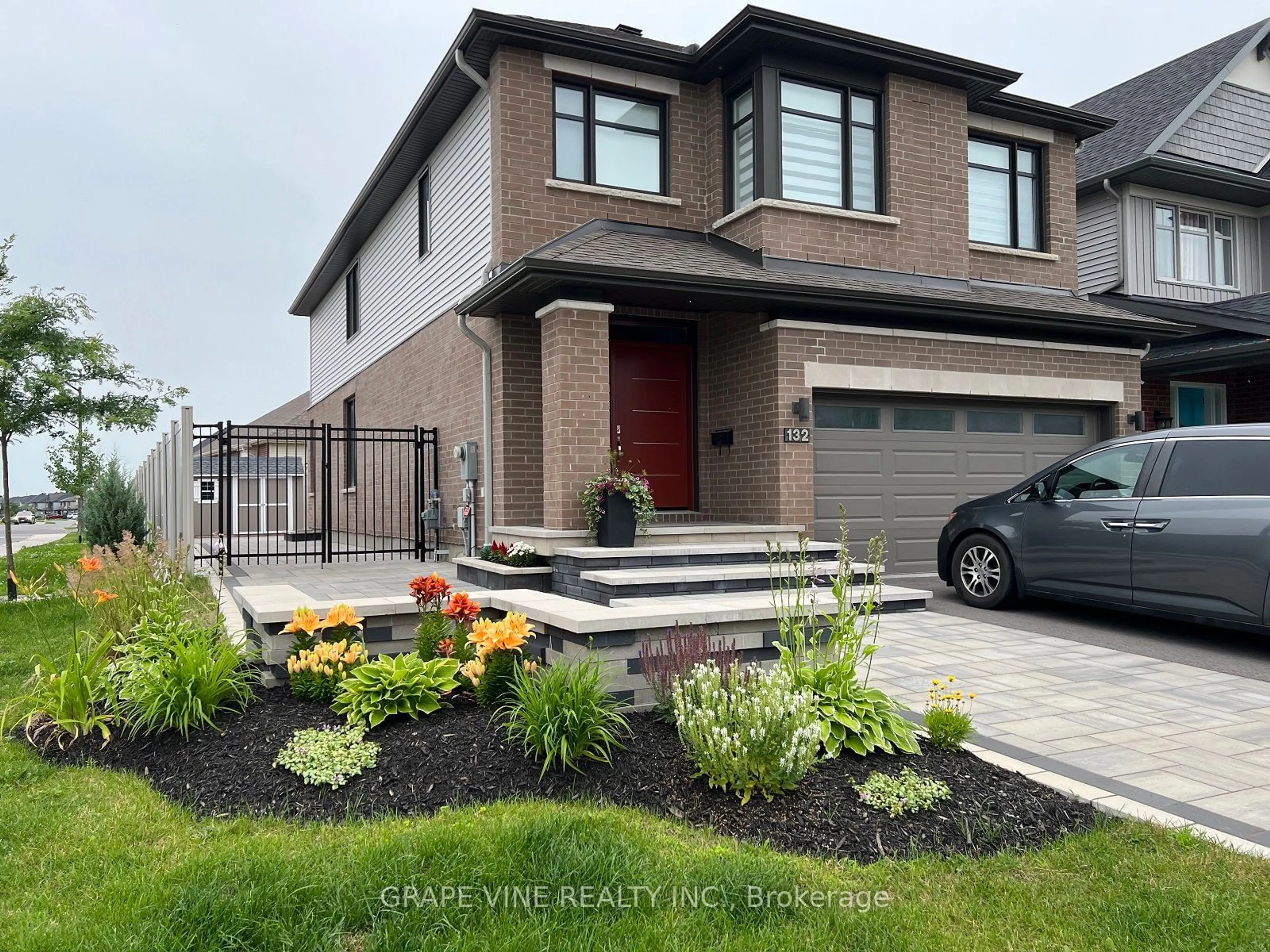 Home with brick exterior material, street for 132 Pathfinder Way, Blossom Park - Airport and Area Ontario K1X 0C9