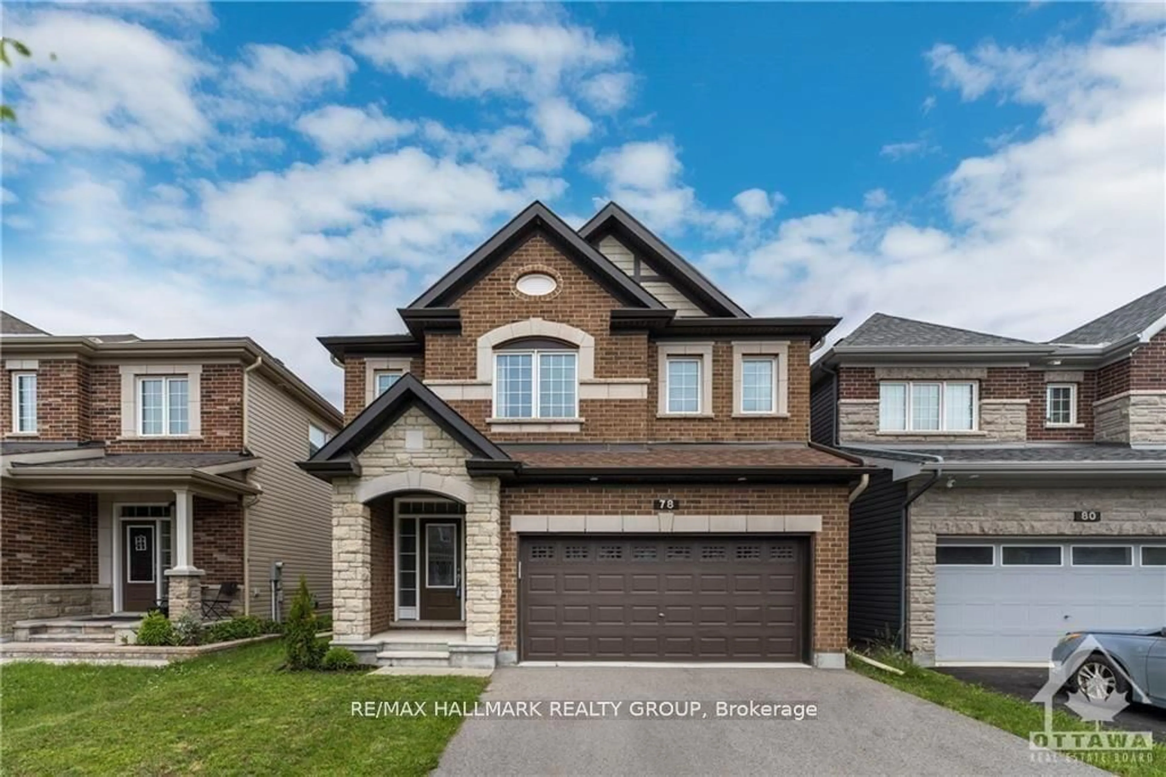 Home with brick exterior material, street for 78 Russet Terr, Barrhaven Ontario K2J 6E8