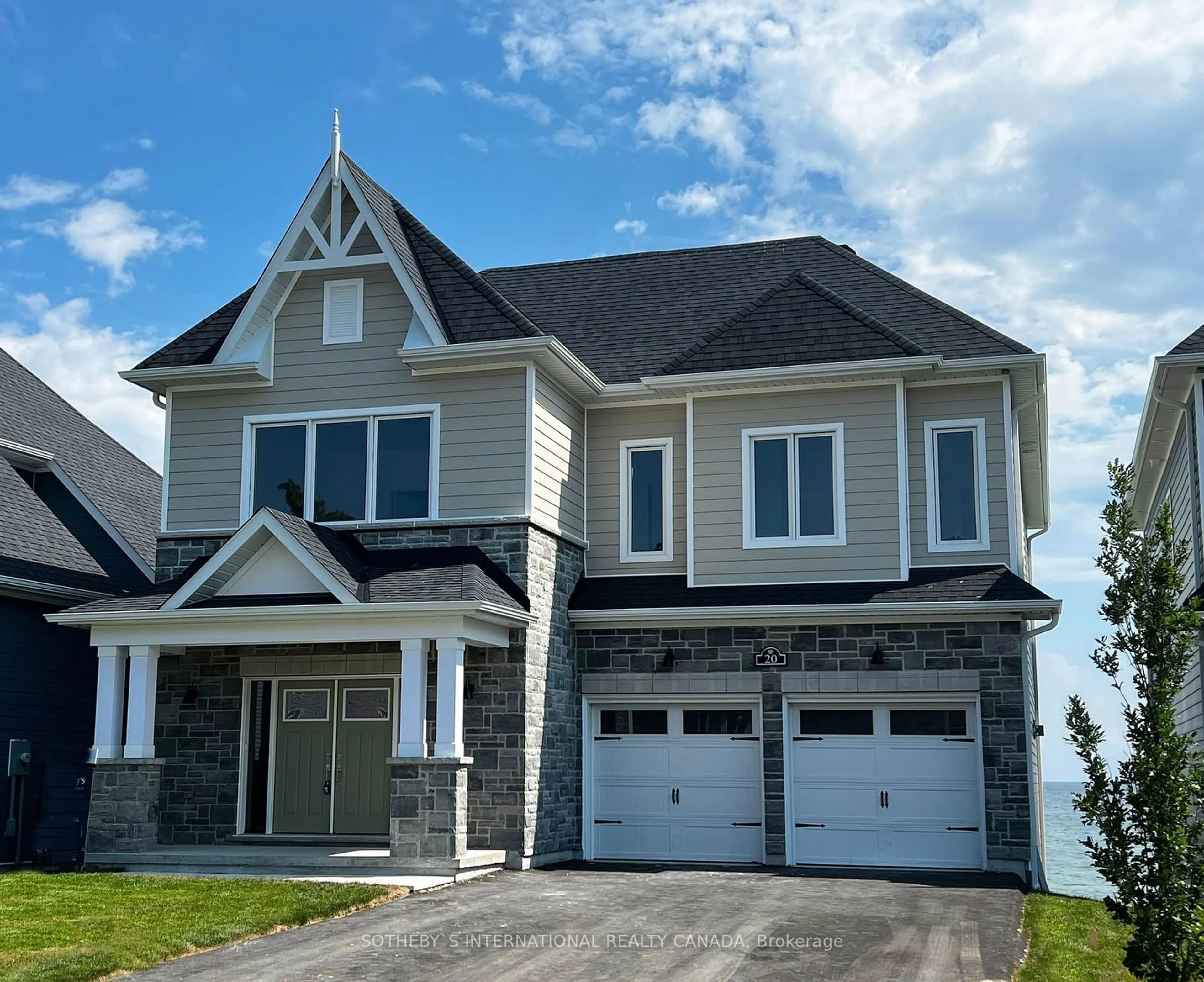 Home with vinyl exterior material, street for 20 Twelve Trees Crt, Prince Edward County Ontario K0K 3L0