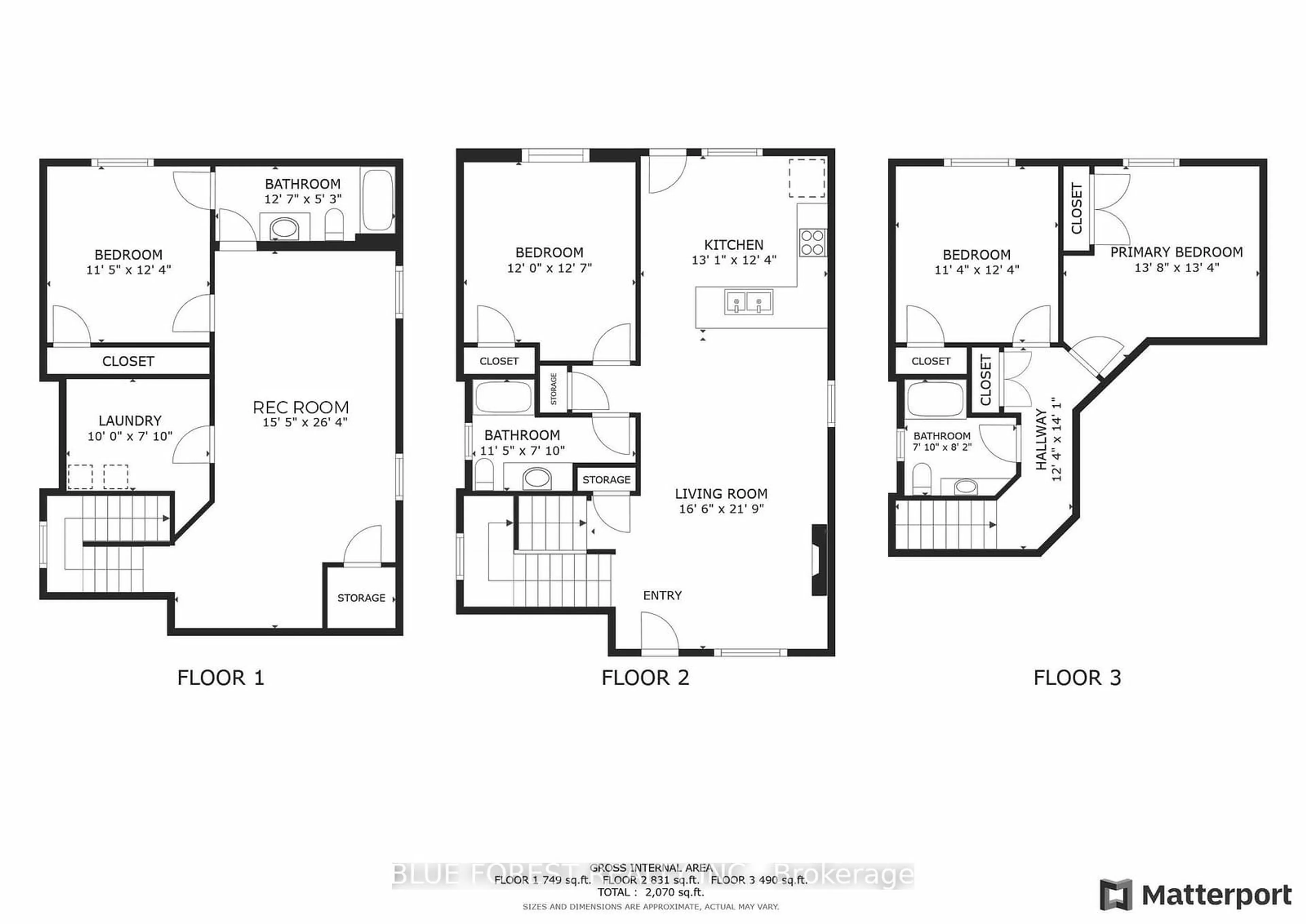 Floor plan for 24 Centre St, Lambton Shores Ontario N0M 1T0