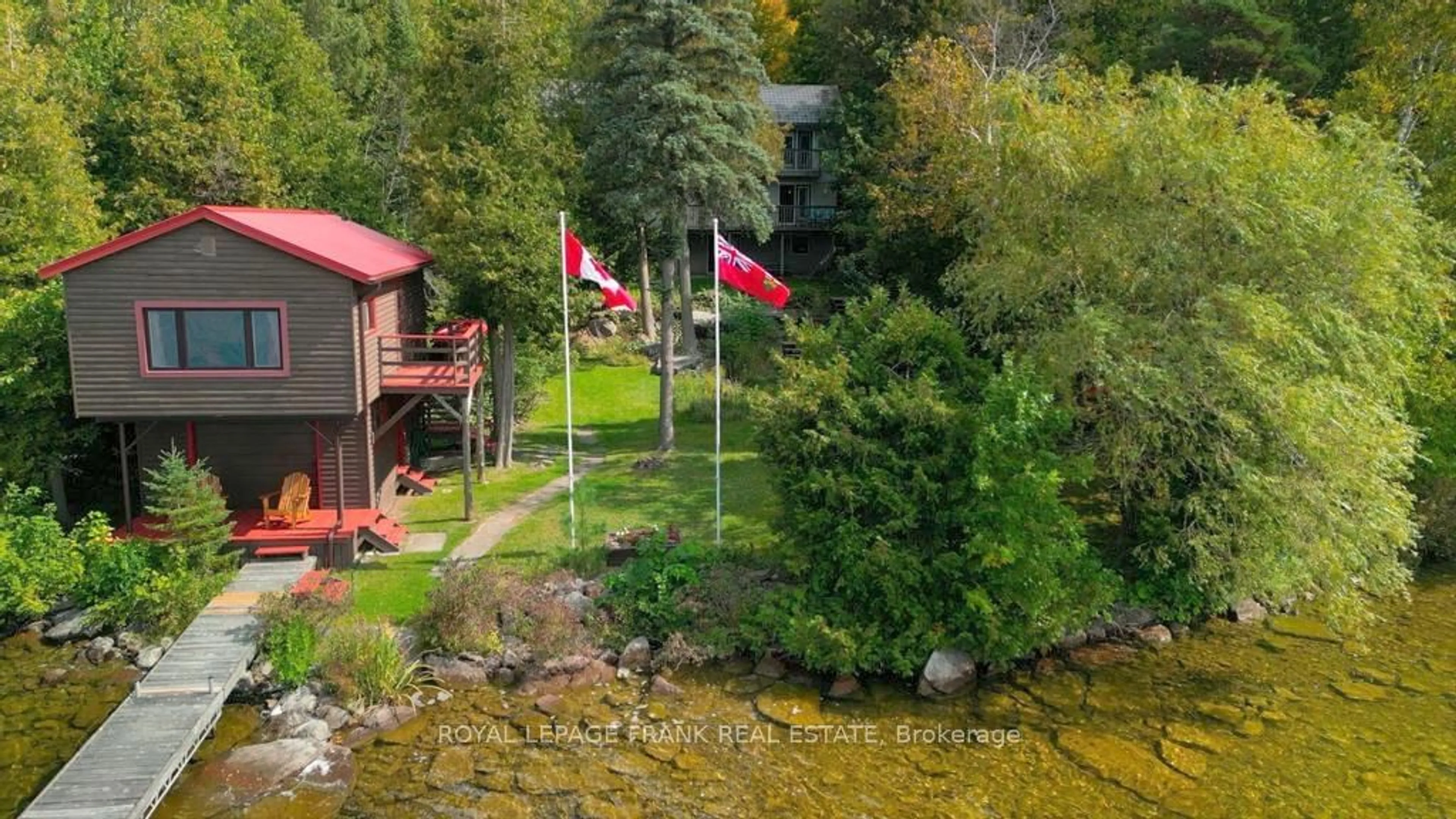 A pic from outside/outdoor area/front of a property/back of a property/a pic from drone, water/lake/river/ocean view for 834 Birchview Rd, Douro-Dummer Ontario K0L 2H0