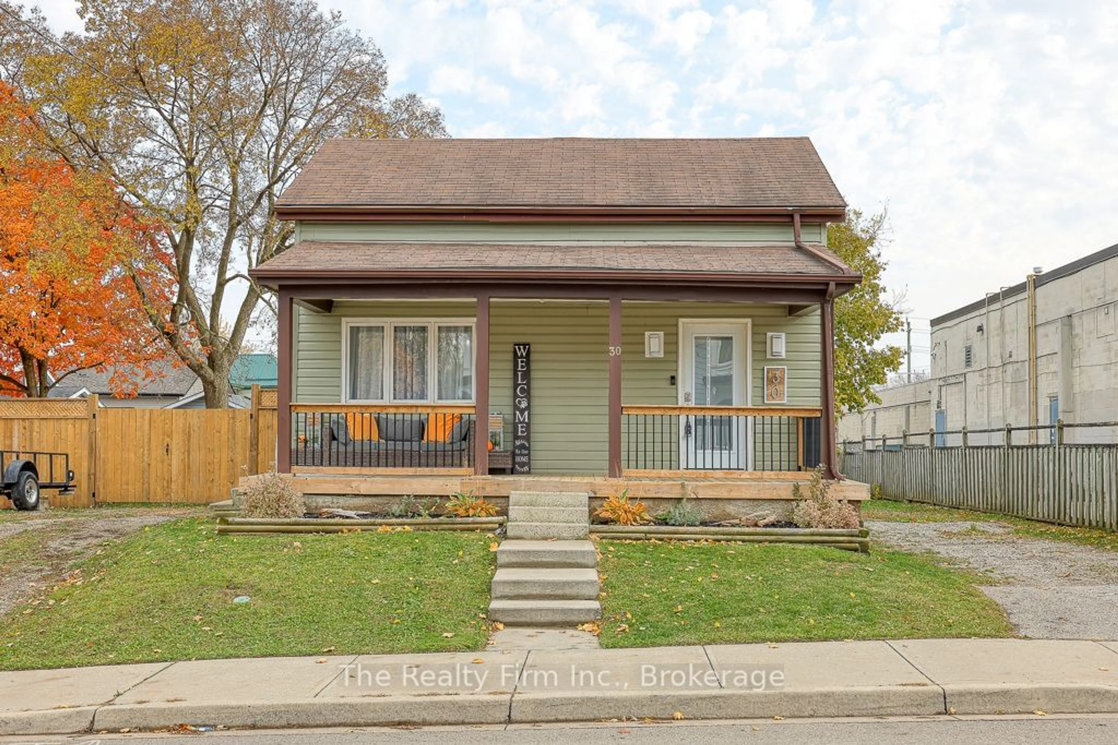 Home with brick exterior material, street for 30 CATHERINE St, Ingersoll Ontario N5C 1L3