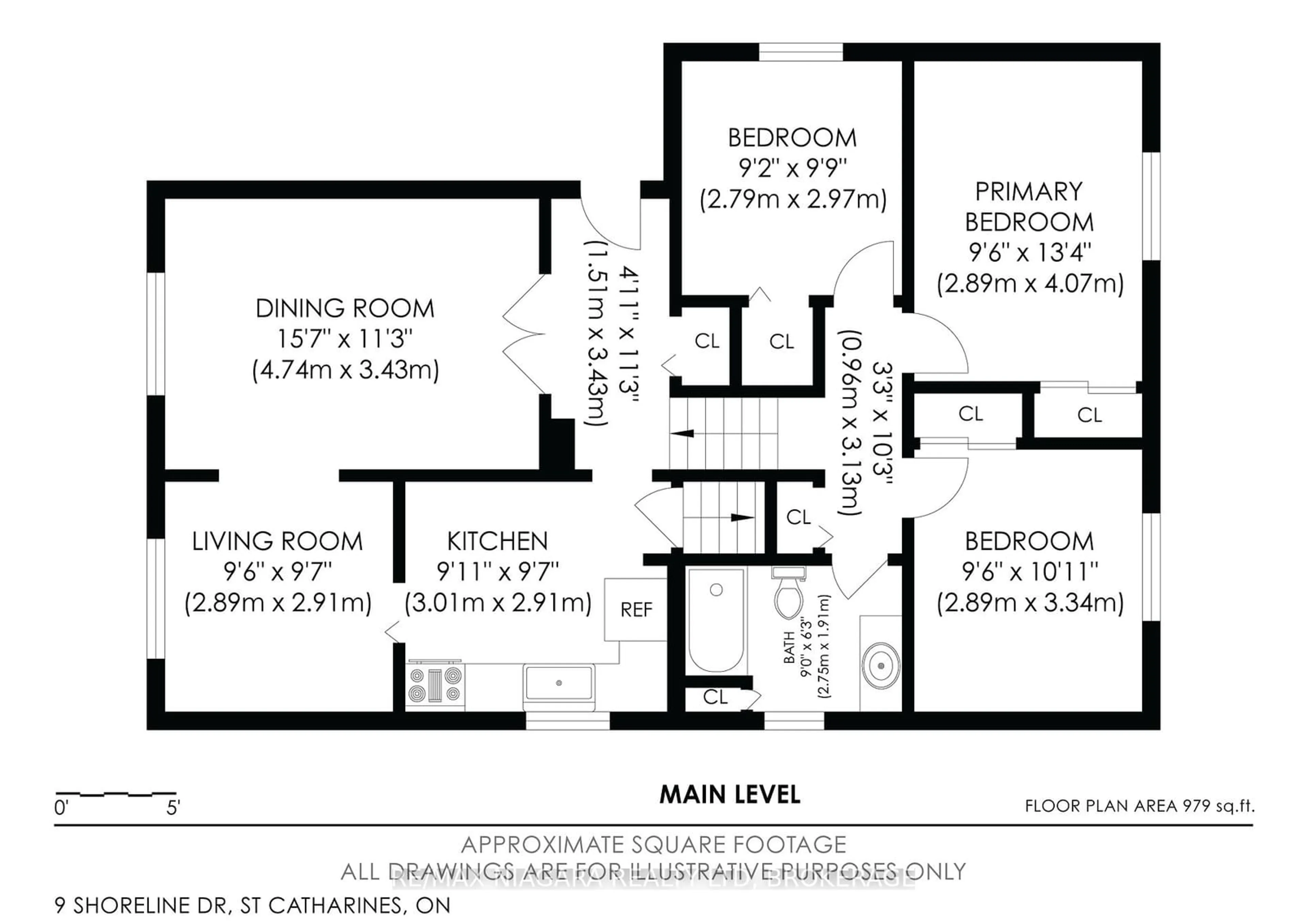 Floor plan for 9 Shoreline Dr, St. Catharines Ontario L2N 3V7