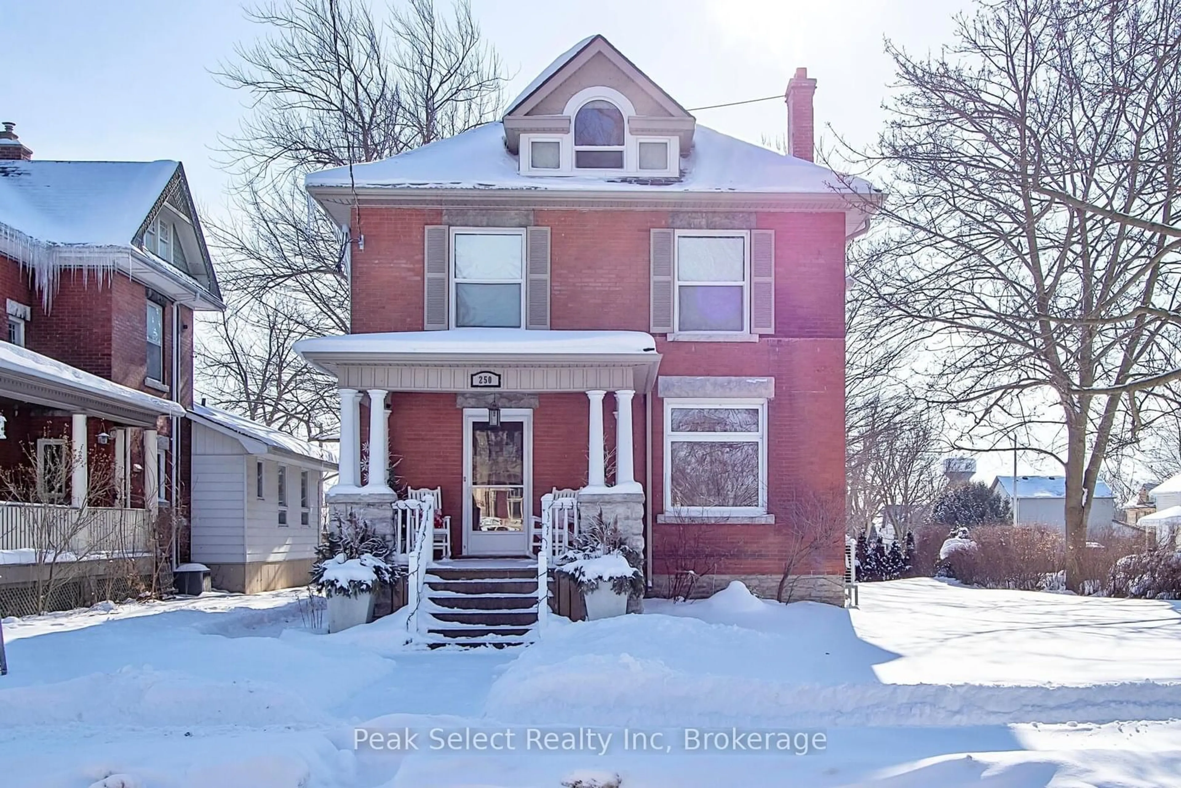 Home with brick exterior material, street for 250 Elgin St, St. Marys Ontario N4X 1A5