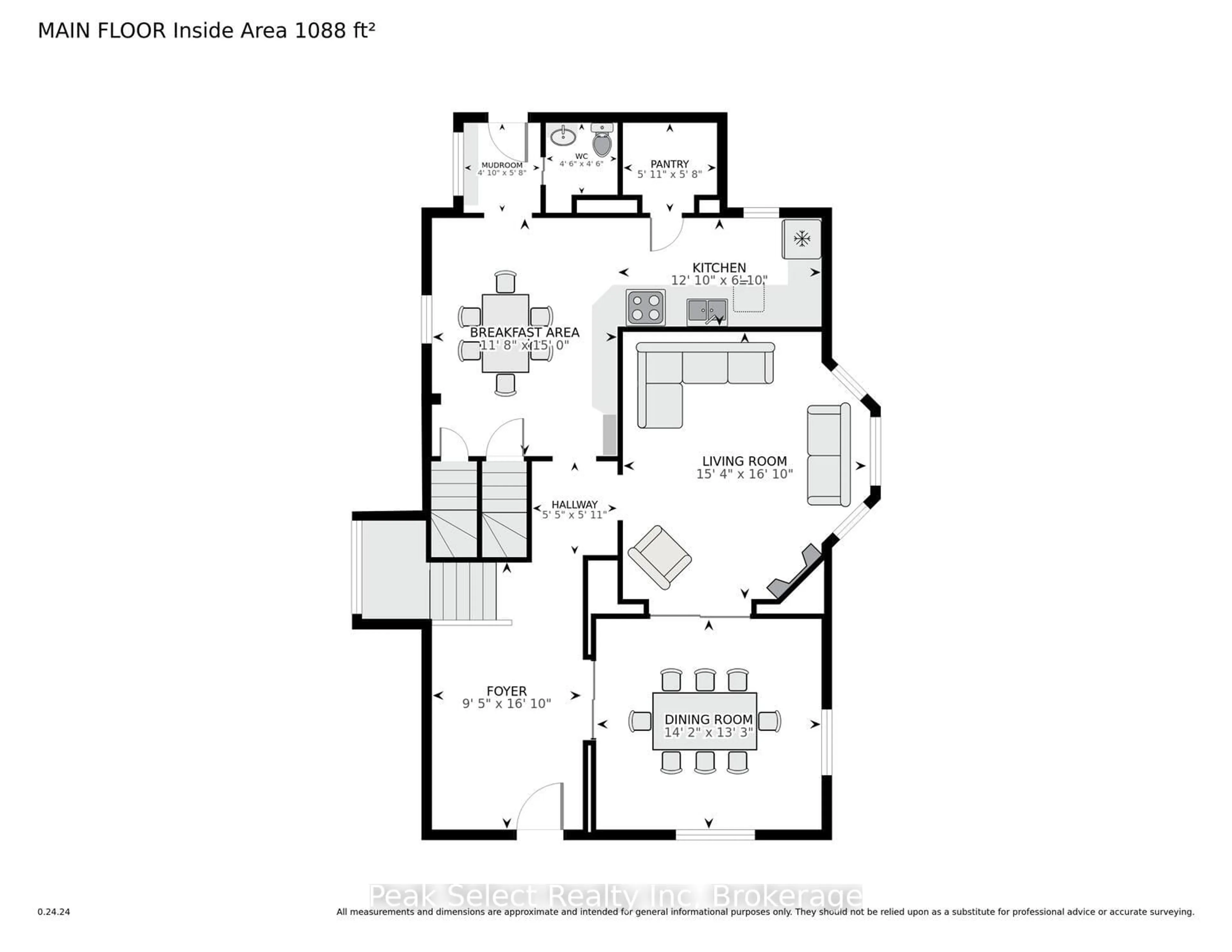 Floor plan for 250 Elgin St, St. Marys Ontario N4X 1A5