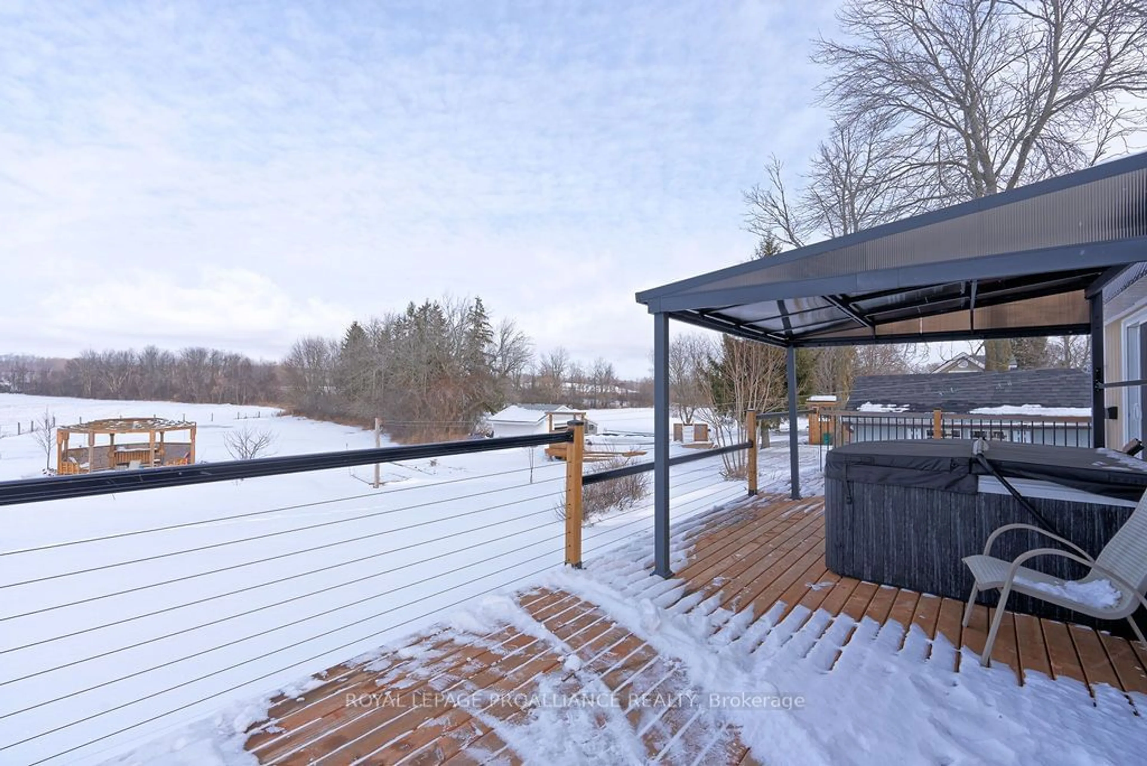 Patio, water/lake/river/ocean view for 410 Grills Rd, Quinte West Ontario K8N 4Z5